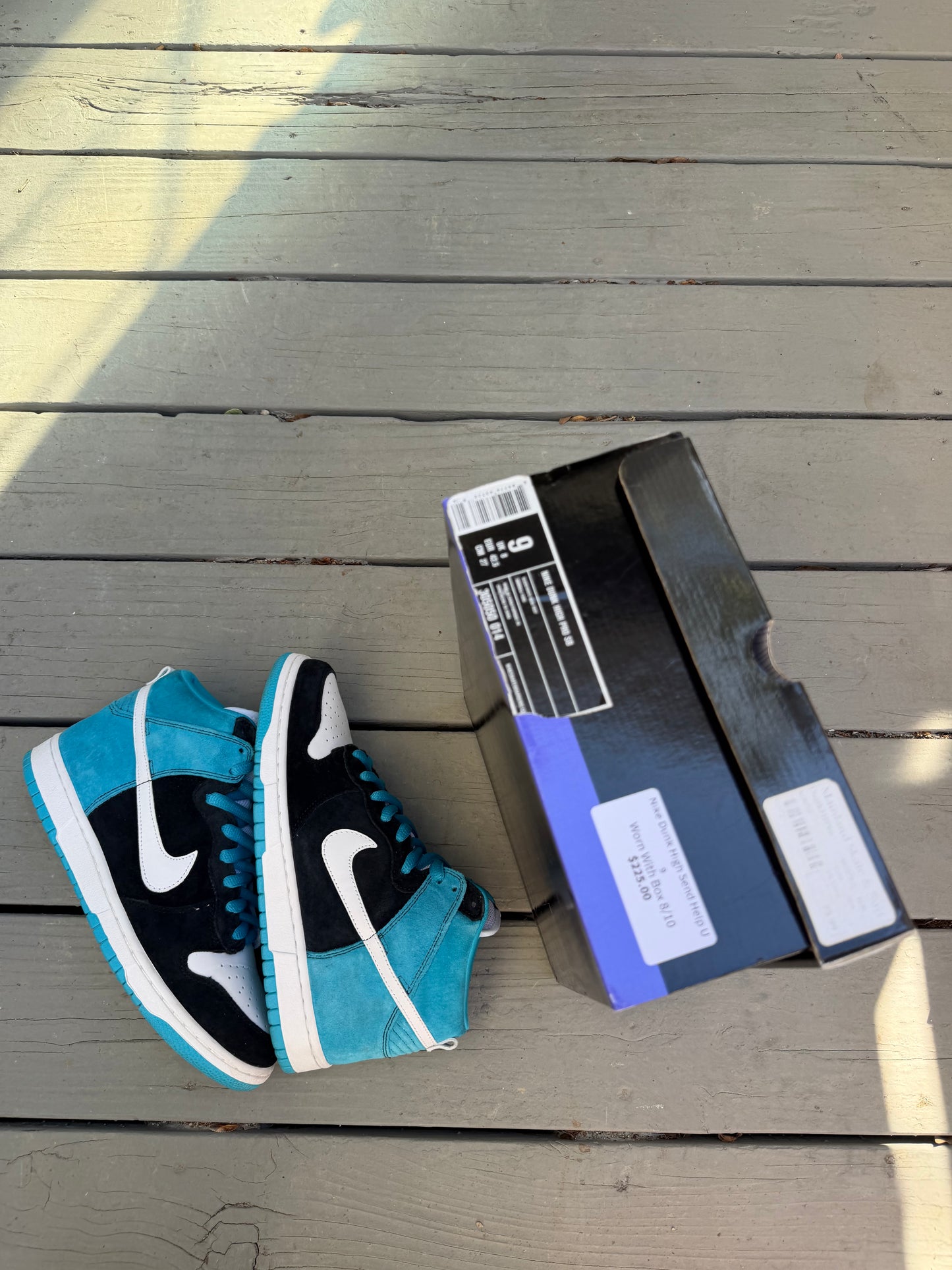 Size 9 - Nike Dunk High Pro SB Send Help