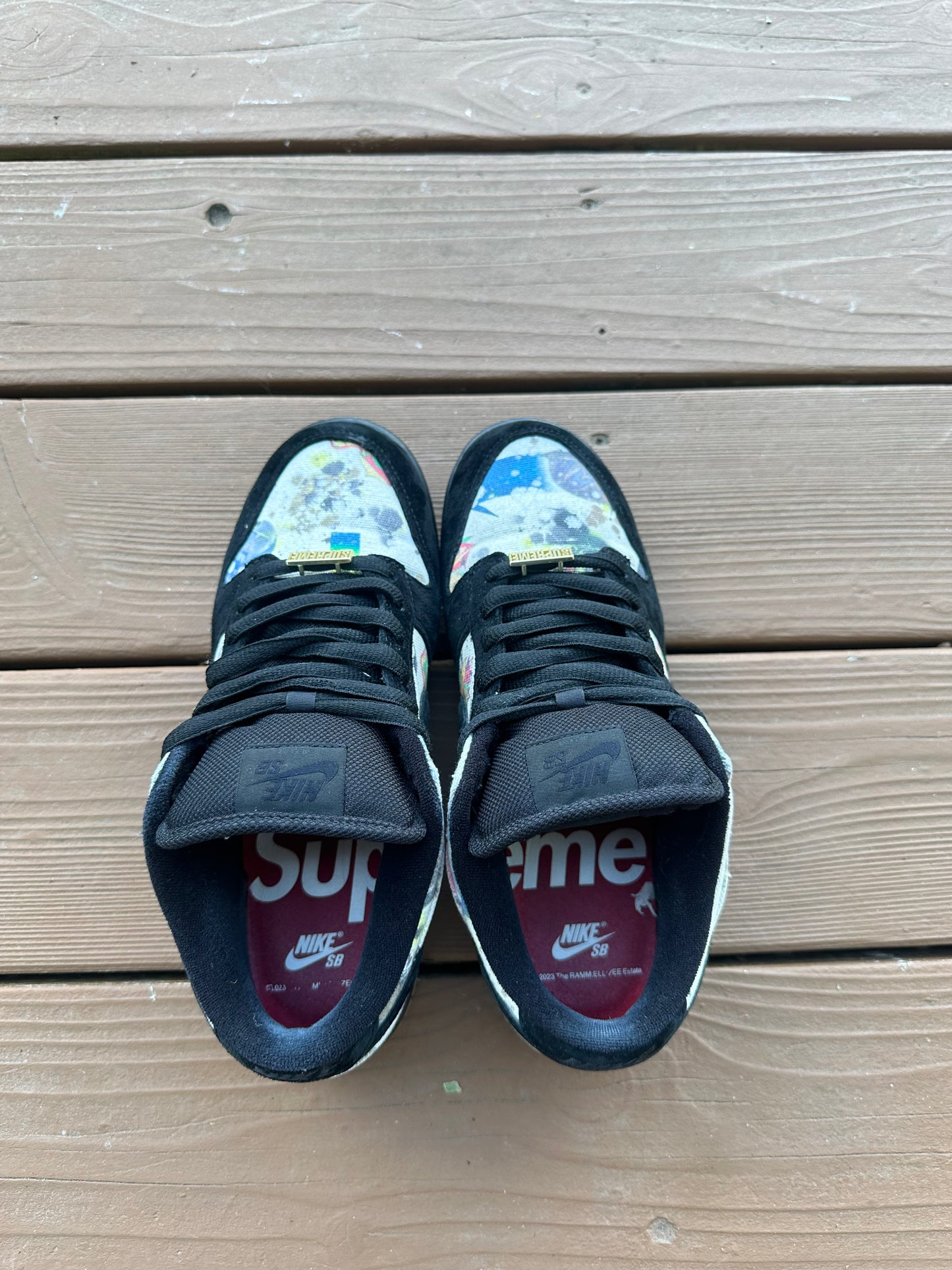 Size 8.5 - Supreme x Nike SB Dunk Low Rammellzee