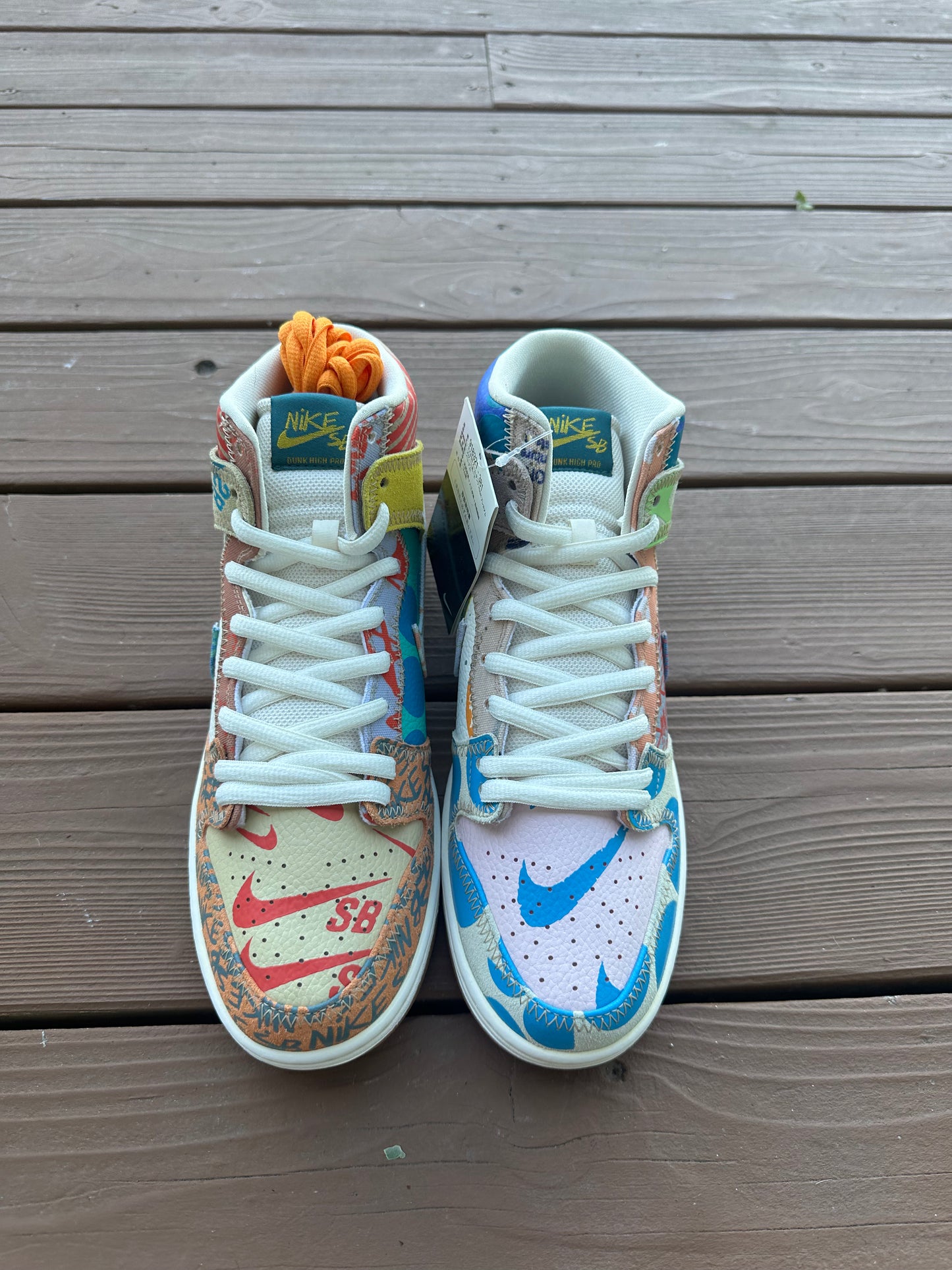 Size 10 - Thomas Campbell x Nike SB Dunk High 'What The'