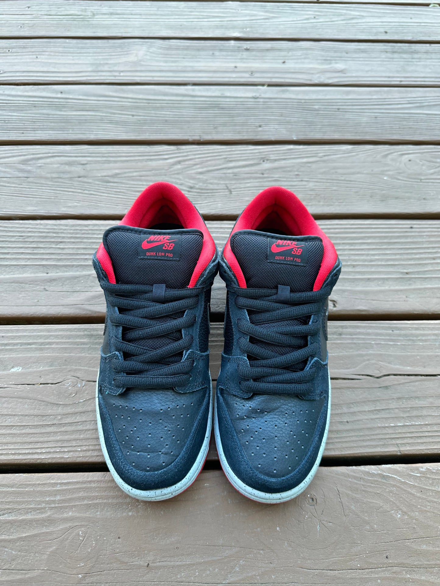 Size 9 - Nike Dunk Low Pro SB Black Cement SAMPLE