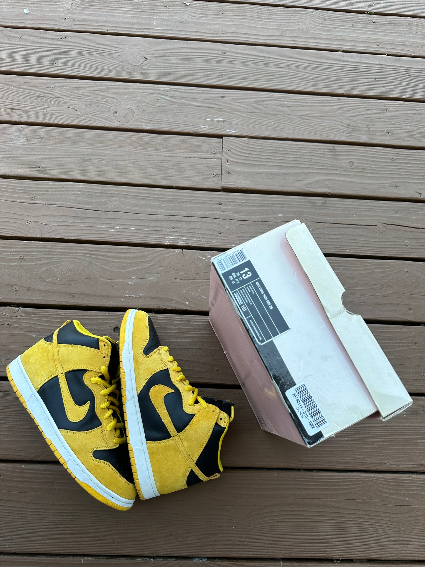 Size 13 - Nike Dunk High Pro SB BTTYS Iowa