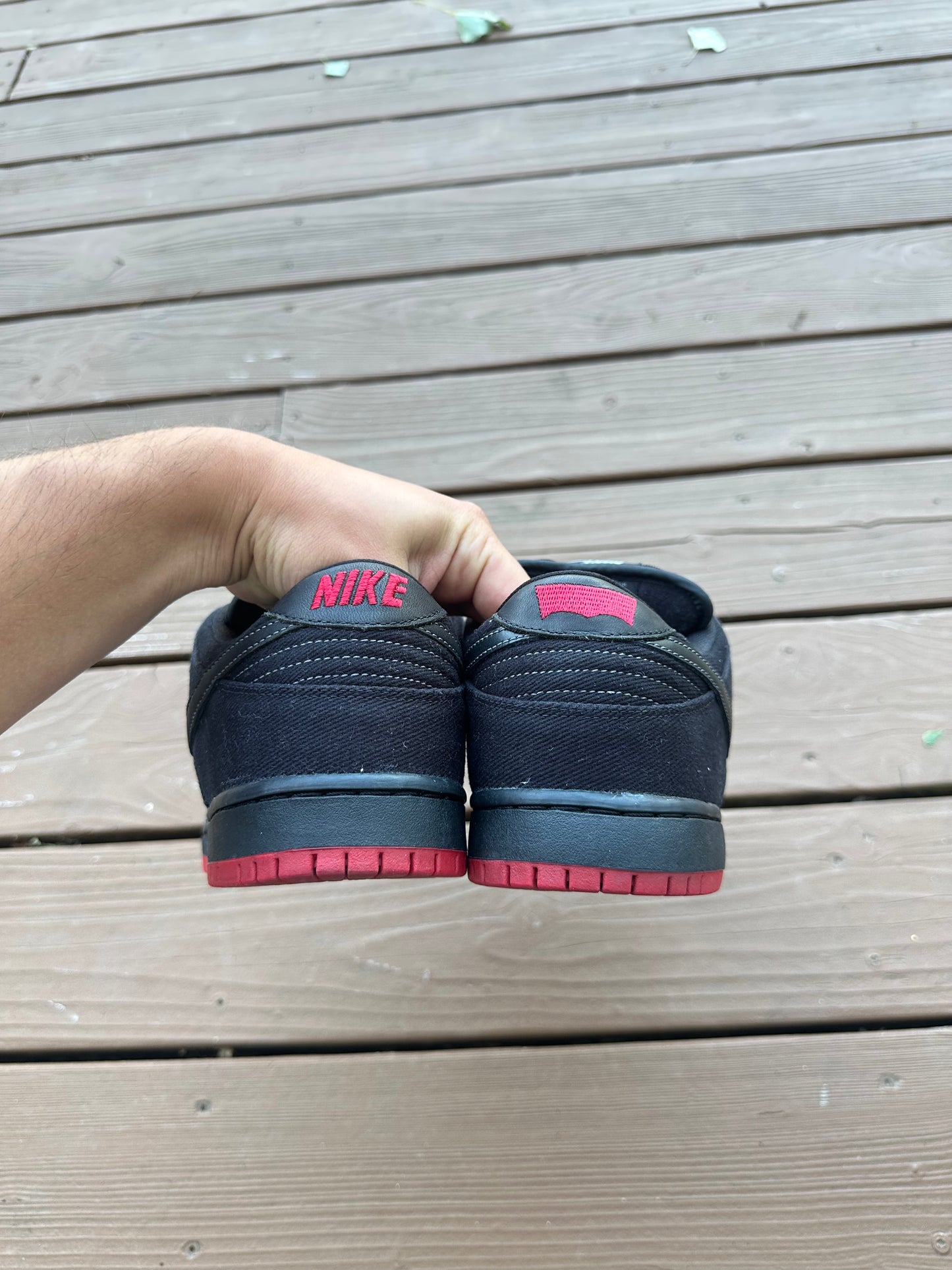 Size 11 - Nike Dunk Low Premium SB Levi's Black