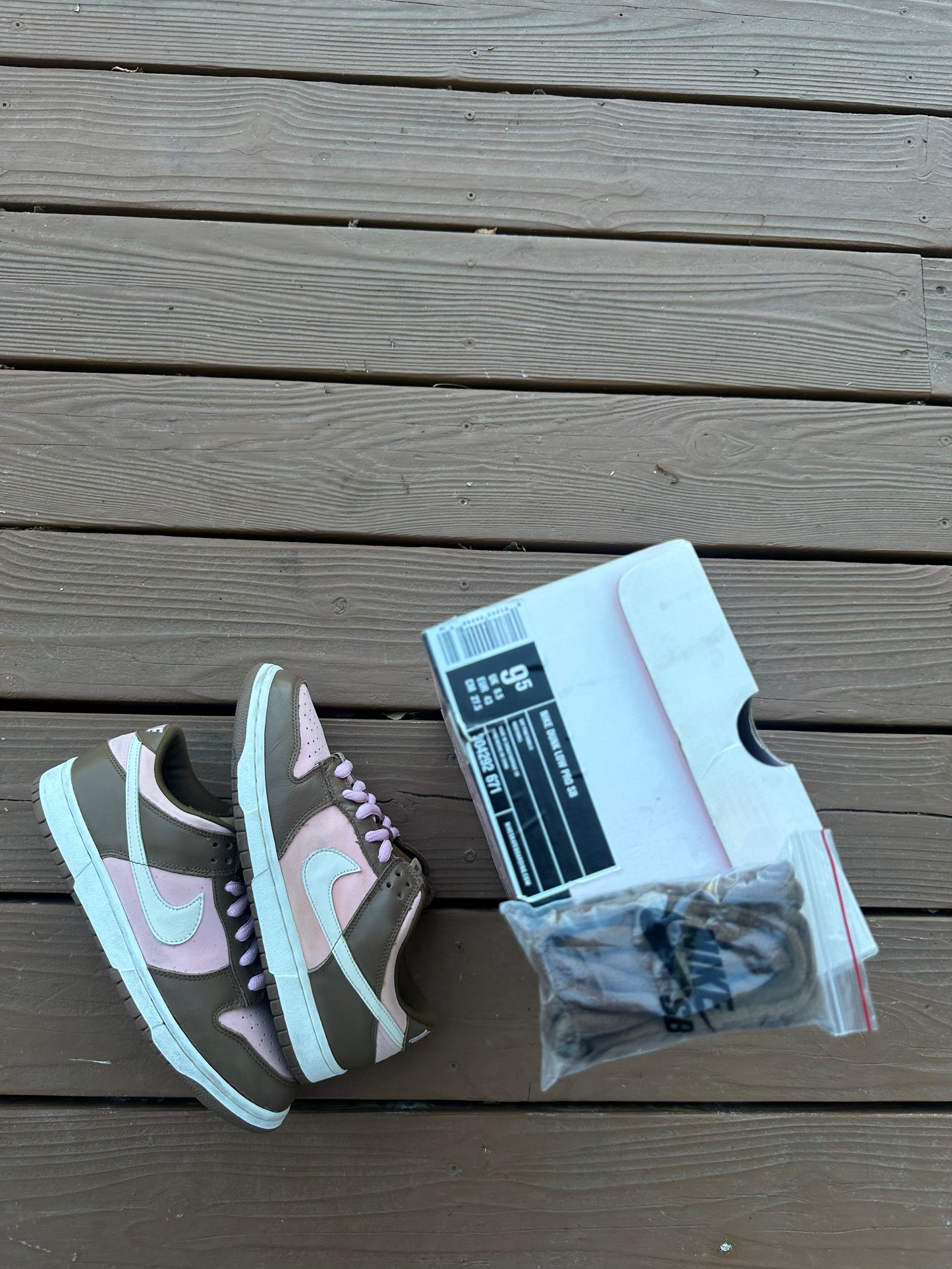 Size 9.5 - Nike SB x Stussy Dunk Low Pro Cherry