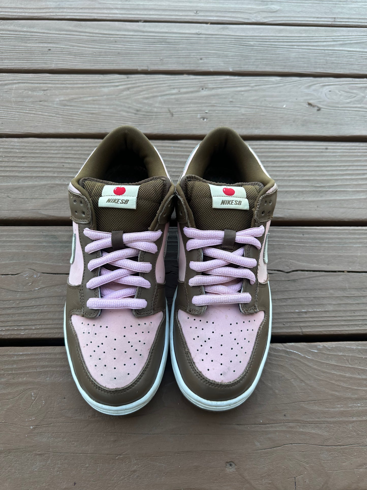 Size 9.5 - Nike SB x Stussy Dunk Low Pro Cherry