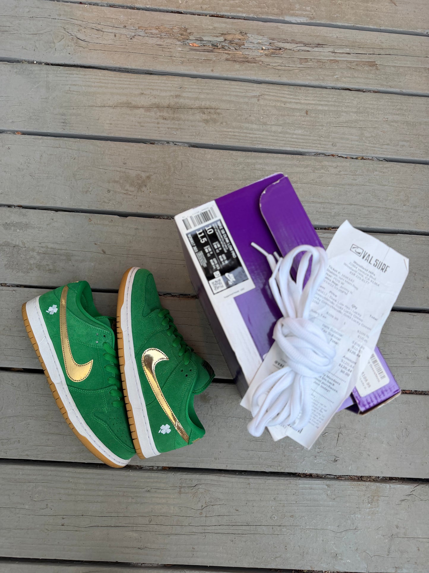 Size 10 - Nike SB Dunk Low Pro St. Patrick's Day