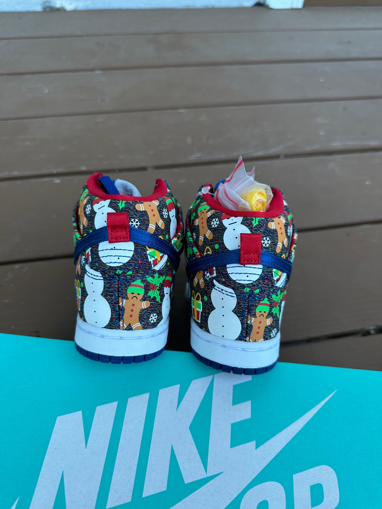Size 10.5C - Concepts x Nike SB Dunk High Ugly Sweater Preschool KIDS SIZE