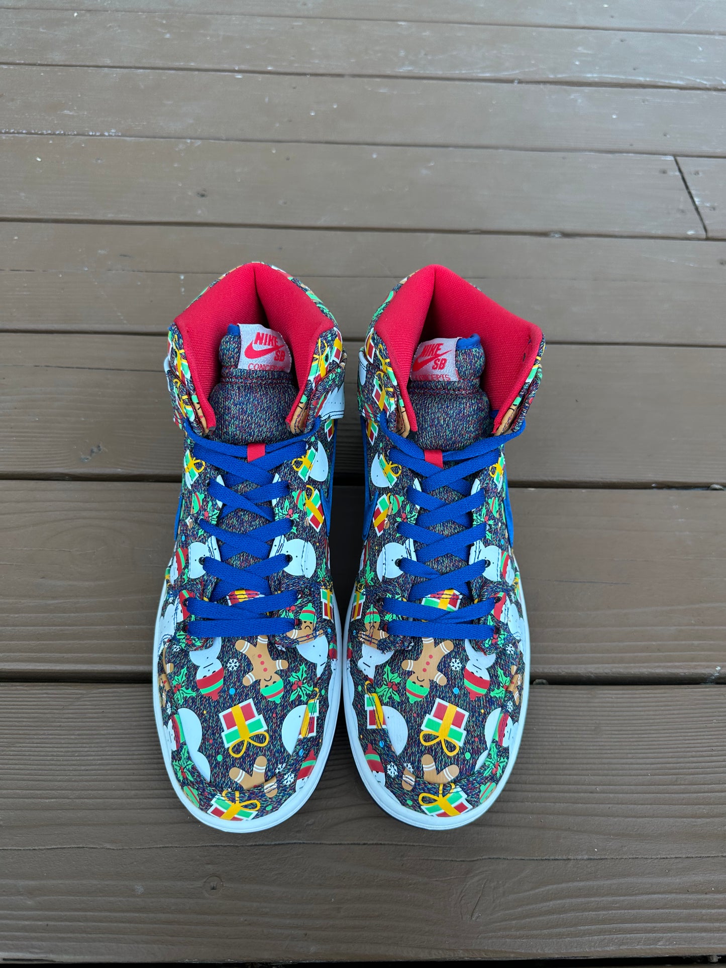 Size 12 - Concepts x Nike SB Dunk High Ugly Sweater