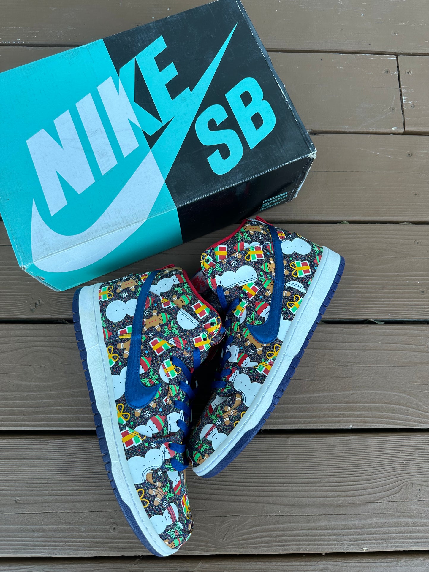 Size 12 - Concepts x Nike SB Dunk High Ugly Sweater