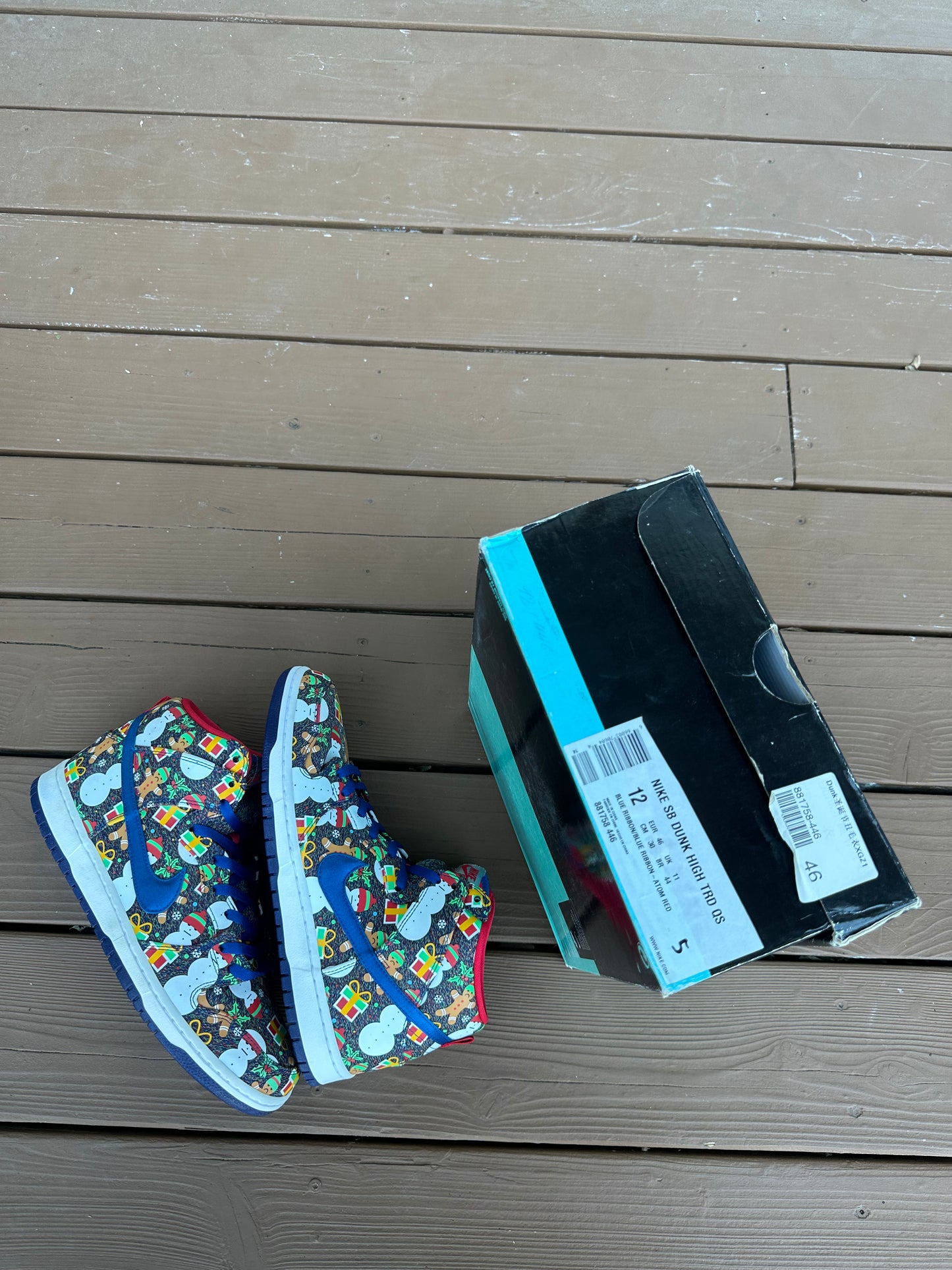 Size 12 - Concepts x Nike SB Dunk High Ugly Sweater