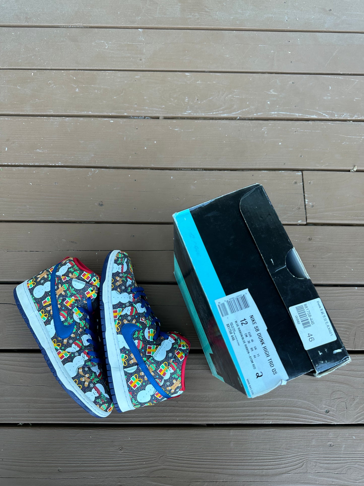 Size 12 - Concepts x Nike SB Dunk High Ugly Sweater