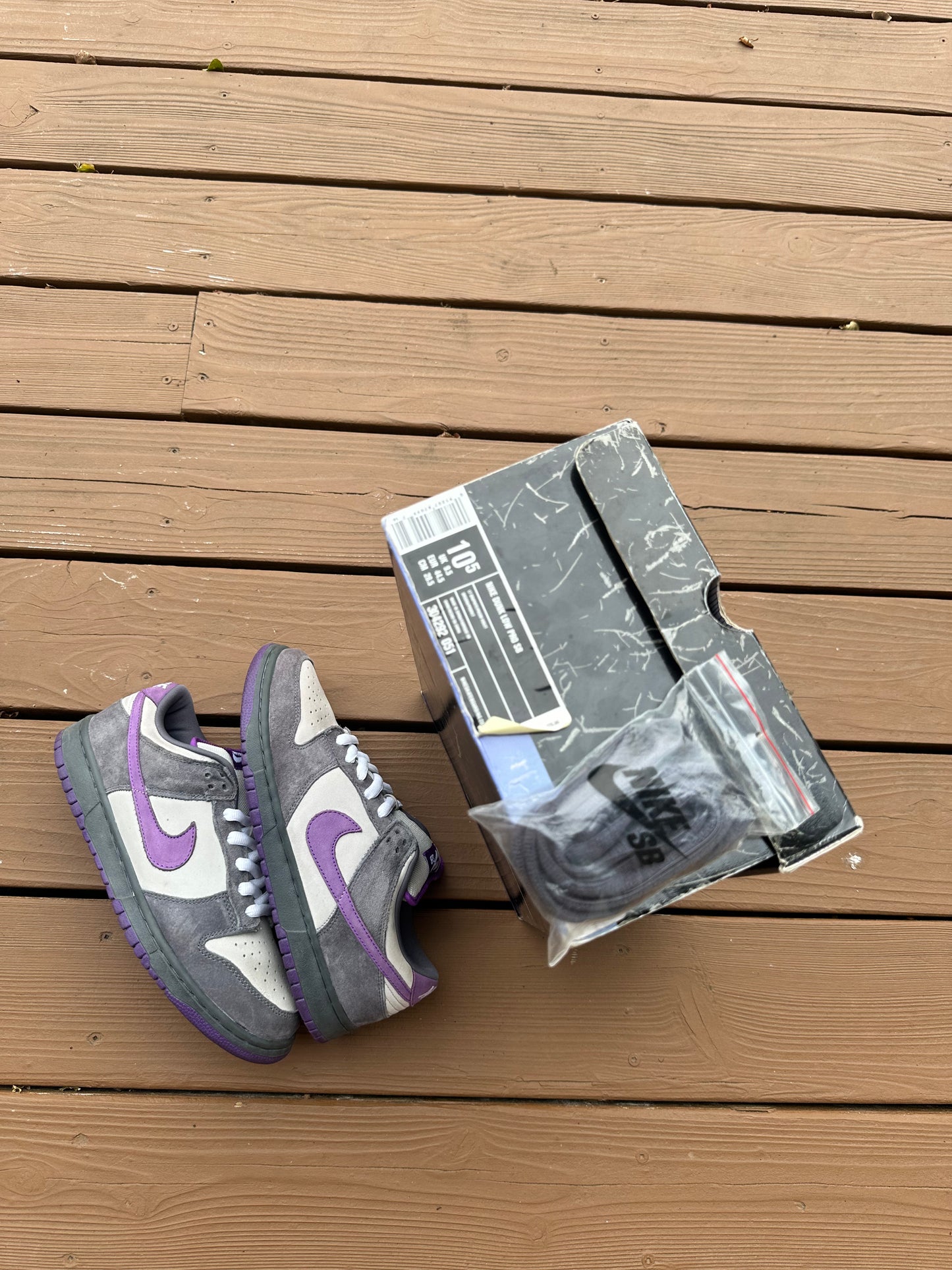 Size 10.5 - Nike Dunk Low Pro SB Purple Pigeon