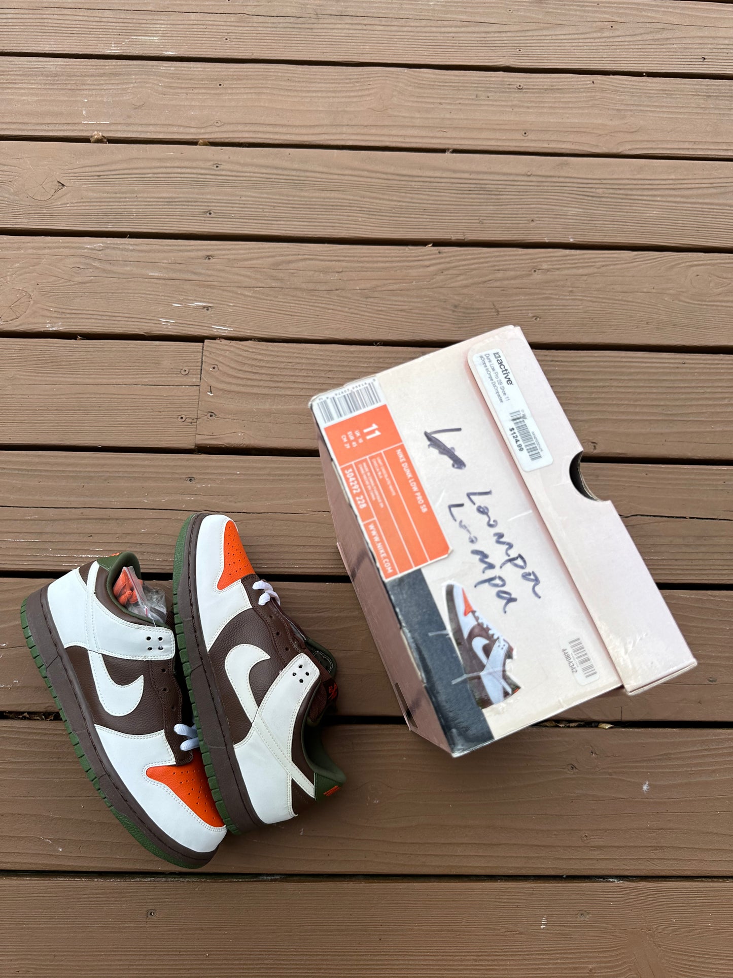 Size 11 - Nike Dunk Low Pro SB Oompa Loompa