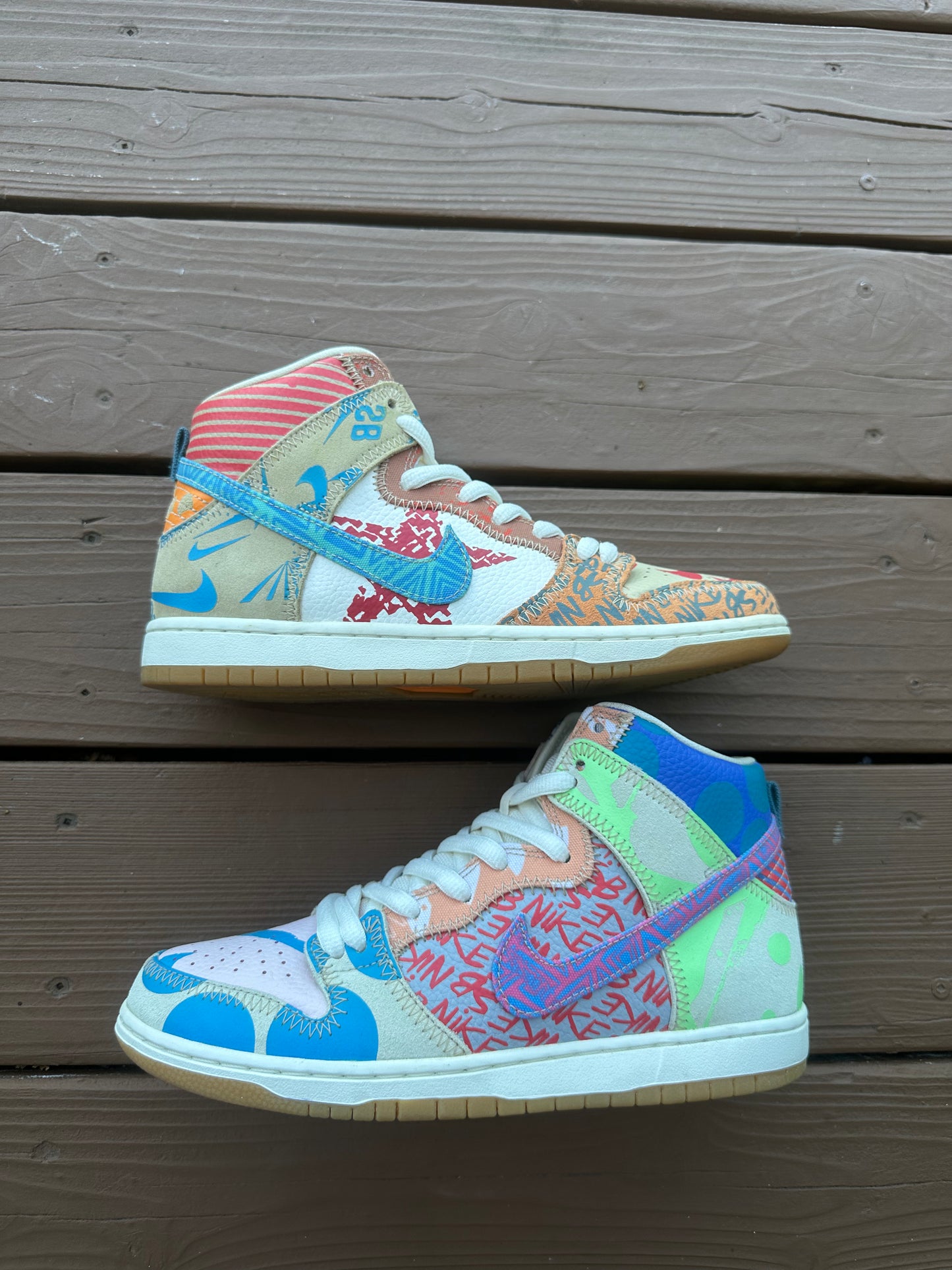 Size 9 - Thomas Campbell x Nike SB Dunk High What The
