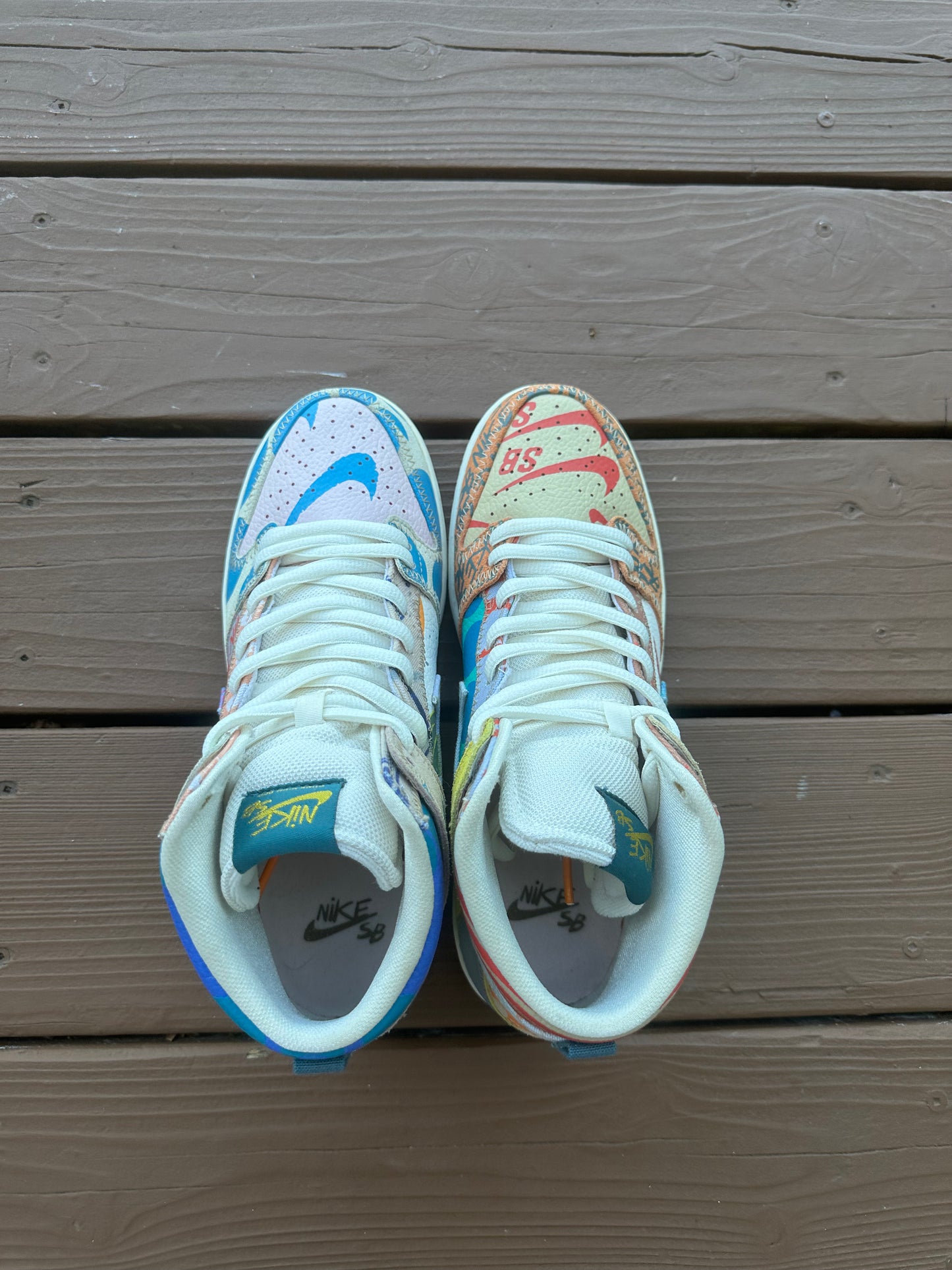 Size 9 - Thomas Campbell x Nike SB Dunk High What The