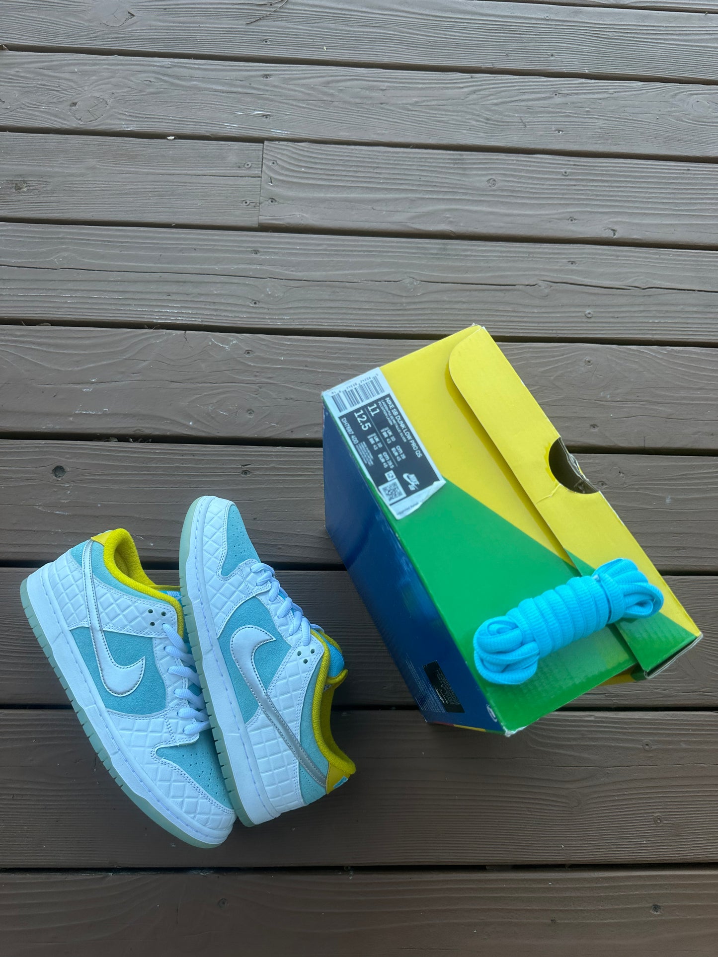 Size 11 - Nike Dunk Low Pro SB FTC Lagoon Pulse