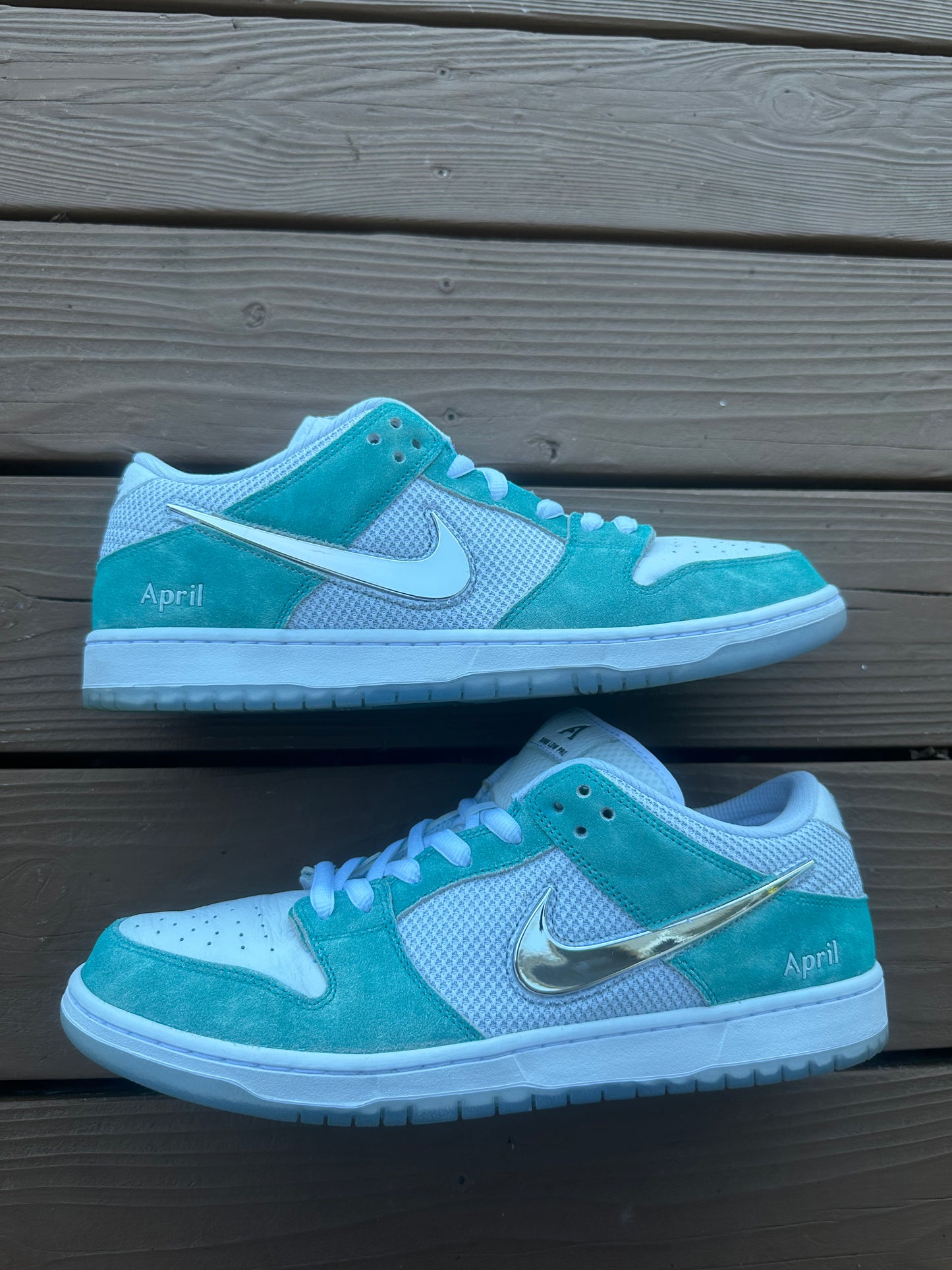Size 14 - April Skateboards x Nike SB Dunk Low Pro "Turbo Green"