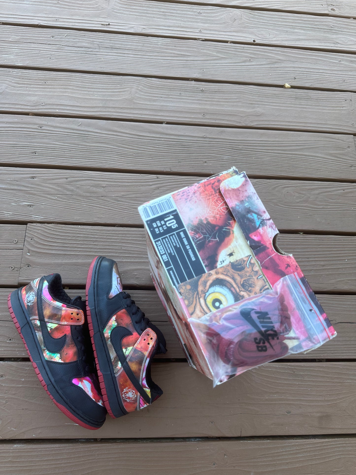 Size 10.5 - Nike Dunk Low Pro SB Pushead