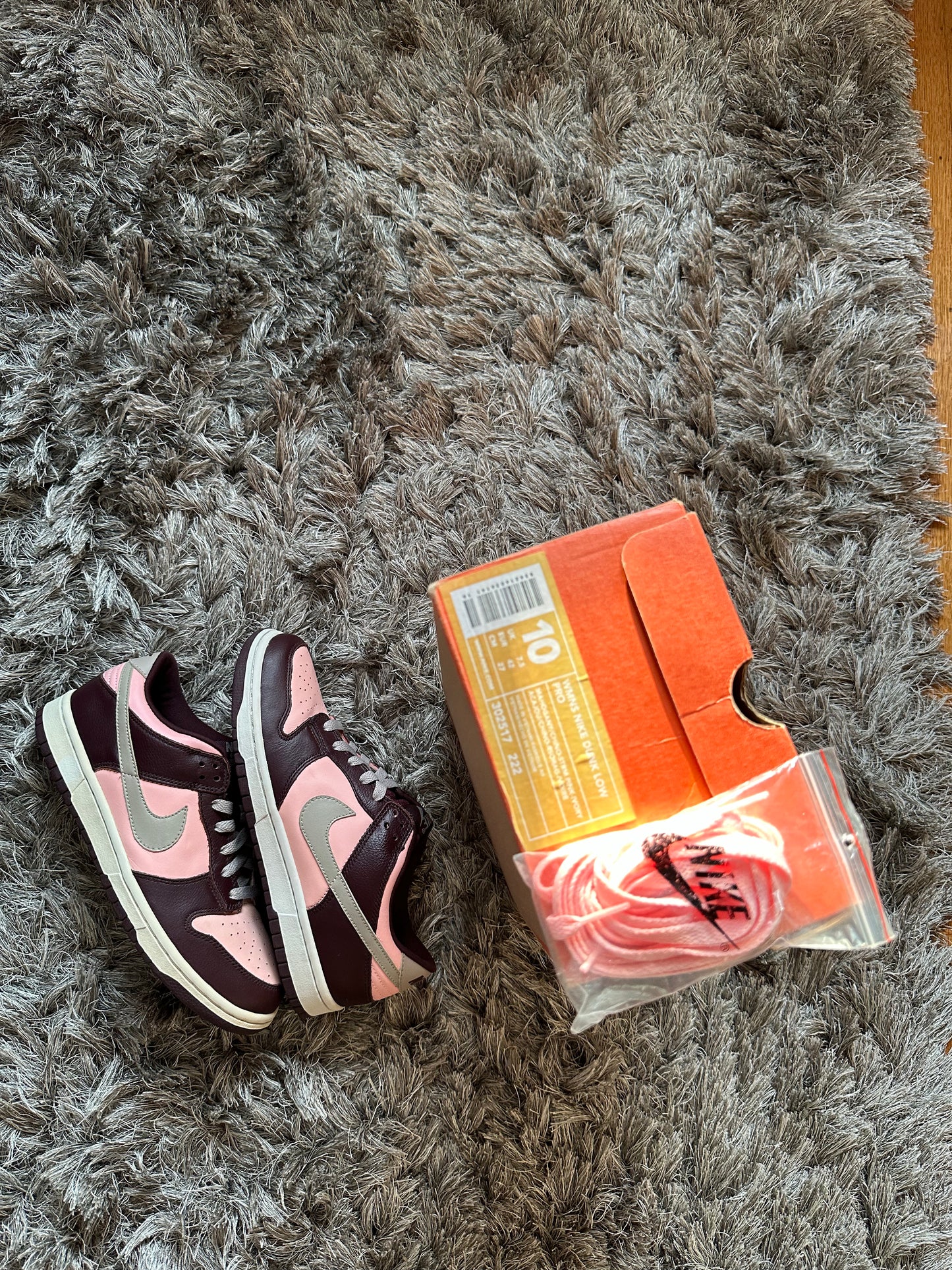 Size 10W/8.5M - Nike Dunk Low Pro Twisted Prep Storm Pink