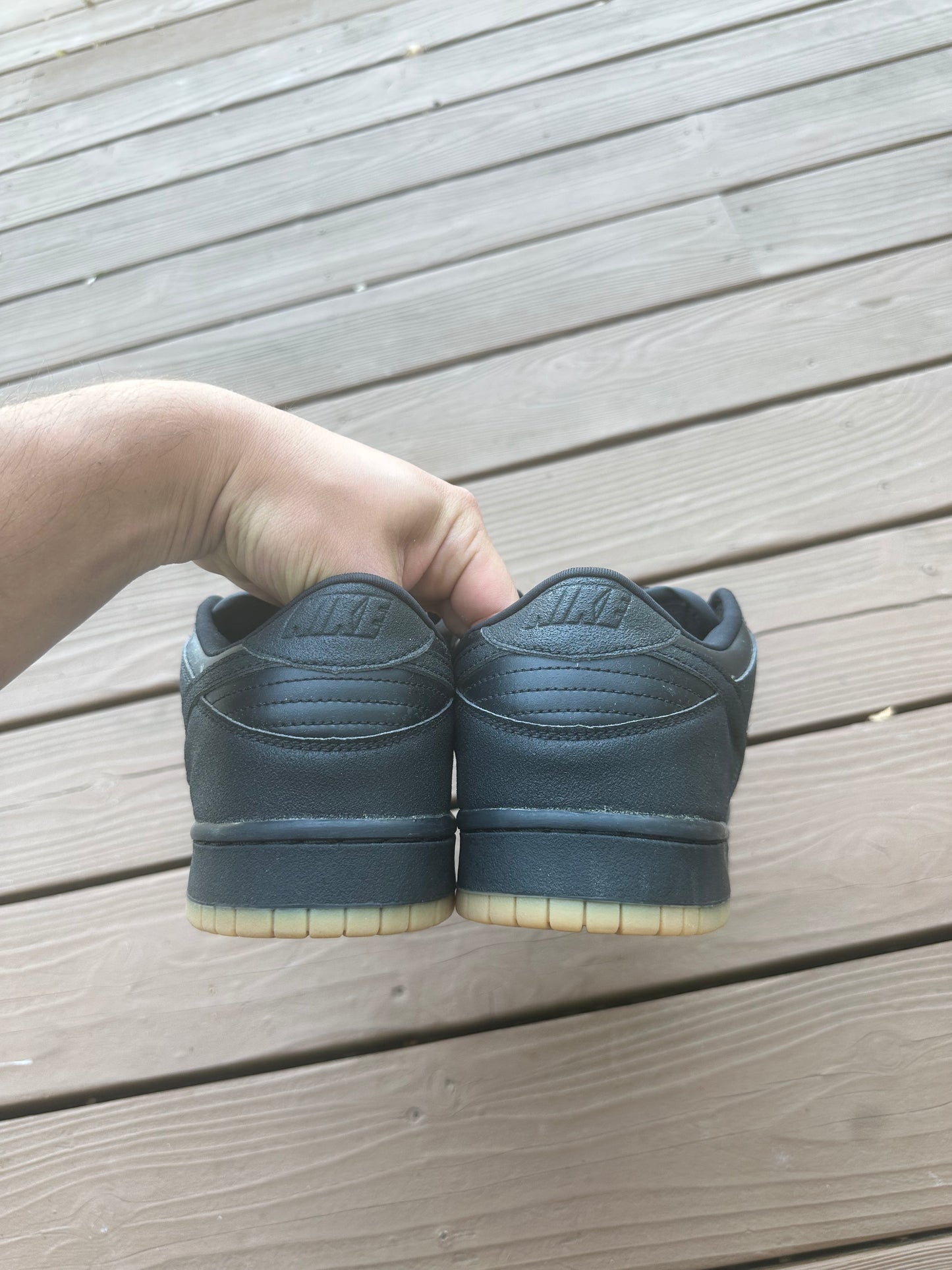 Size 12 - Nike Dunk Low Pro B Black Griptape