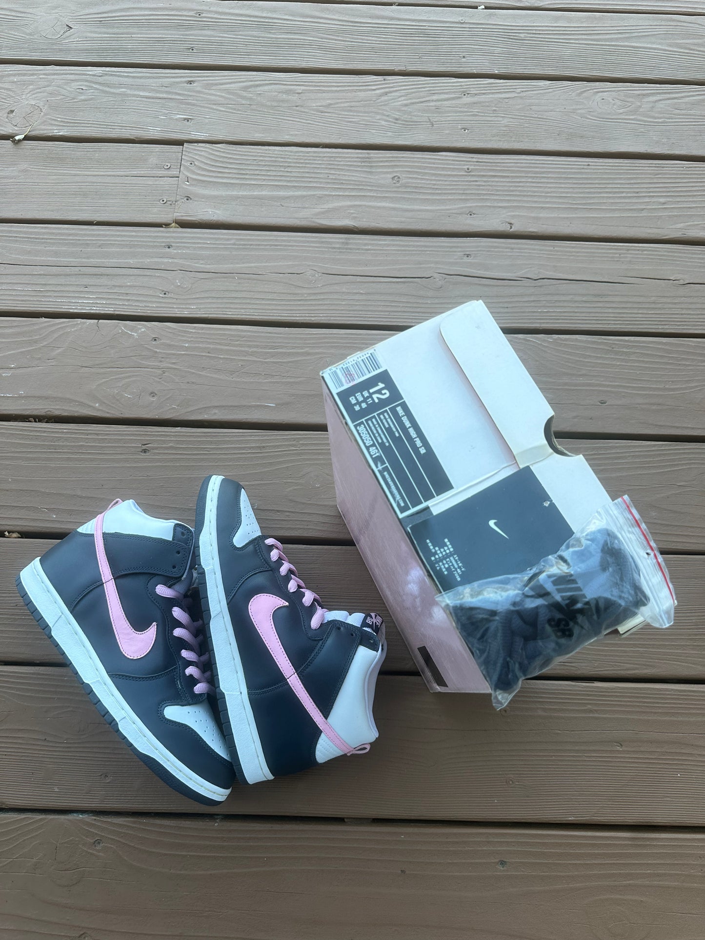 Size 12 - Nike Dunk High Pro SB Shy Pink