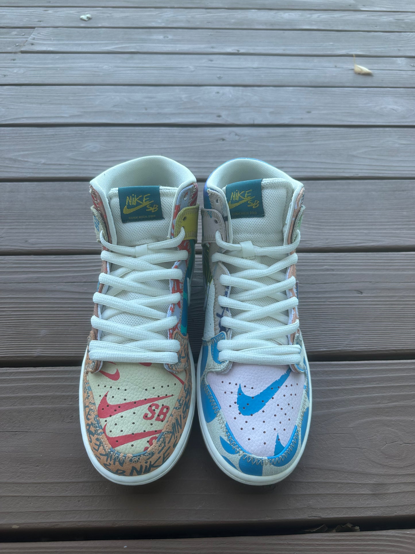 Size 8.5 - Thomas Campbell x Nike SB Dunk High What The