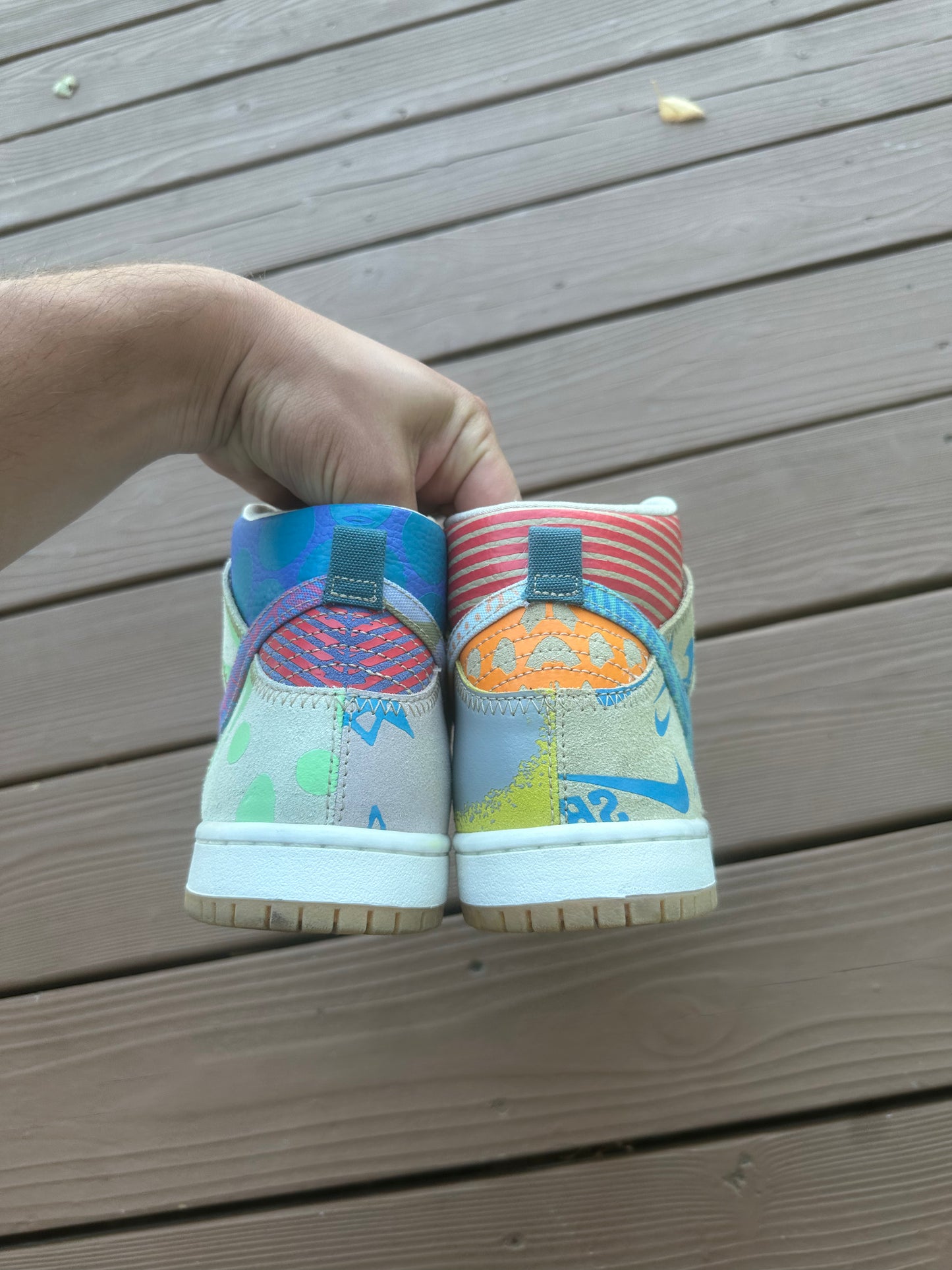 Size 8.5 - Thomas Campbell x Nike SB Dunk High What The