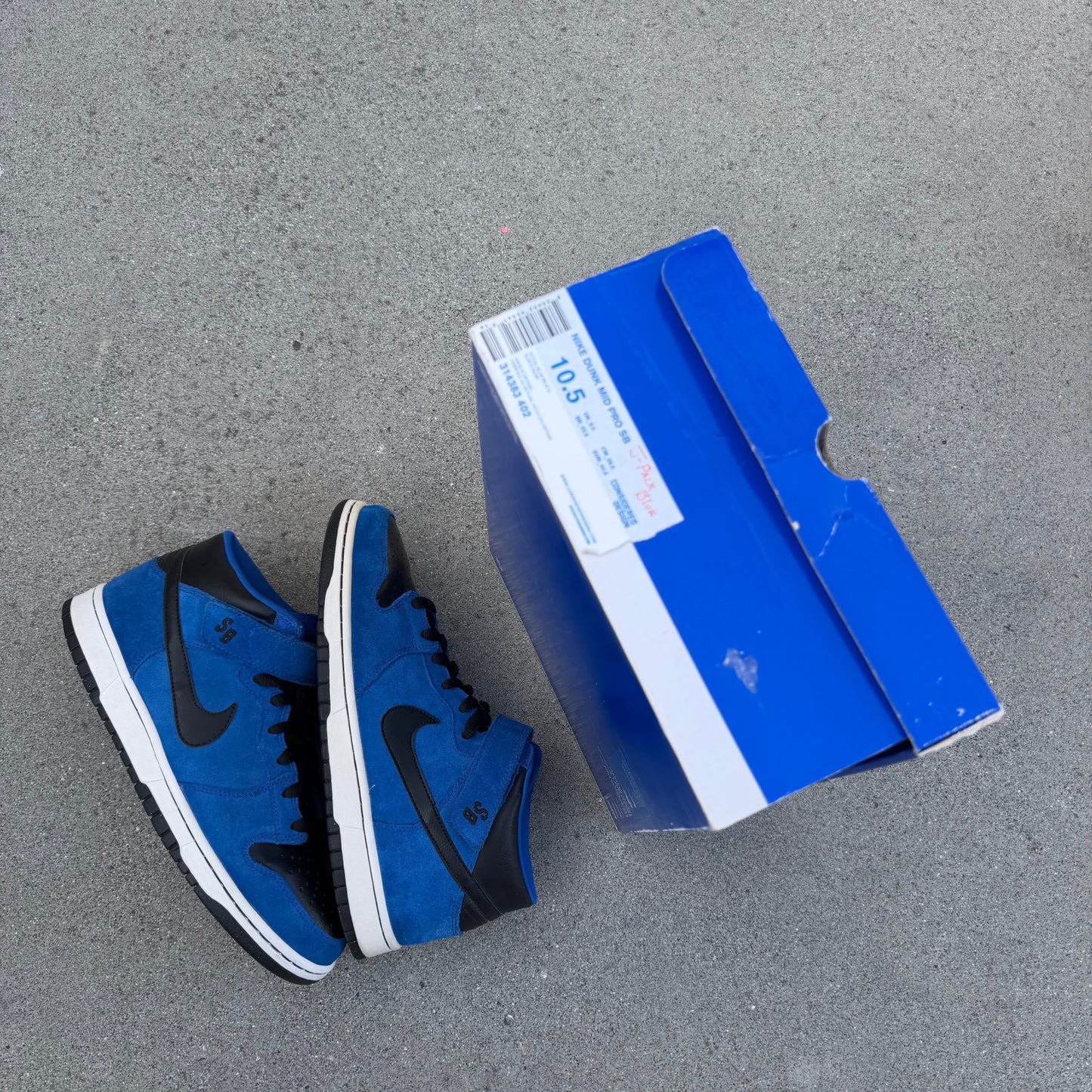 Size 10.5 - Nike Dunk Mid Pro SB Royal Blue