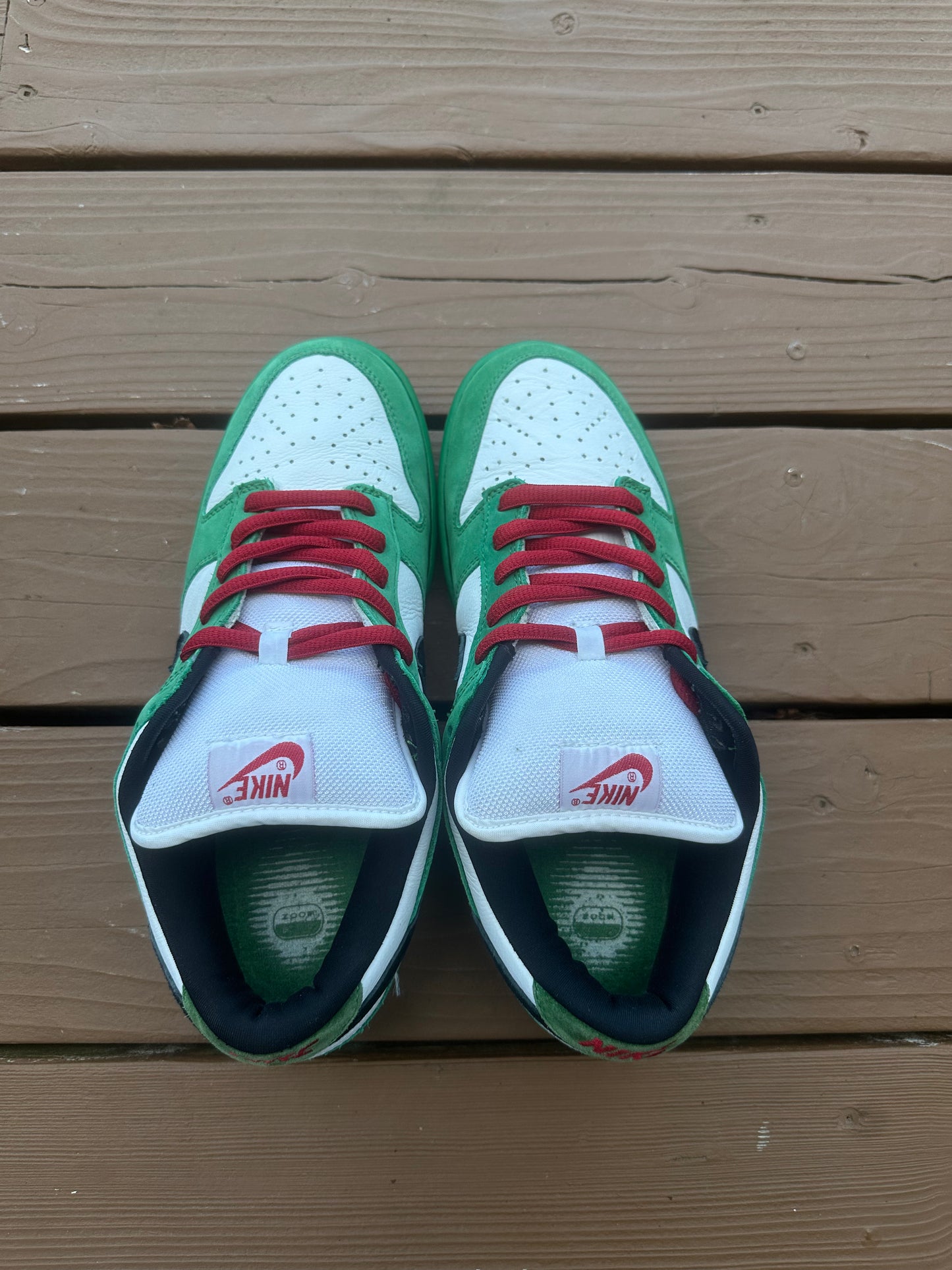 Size 11 - Nike Dunk Low Pro SB Heineken