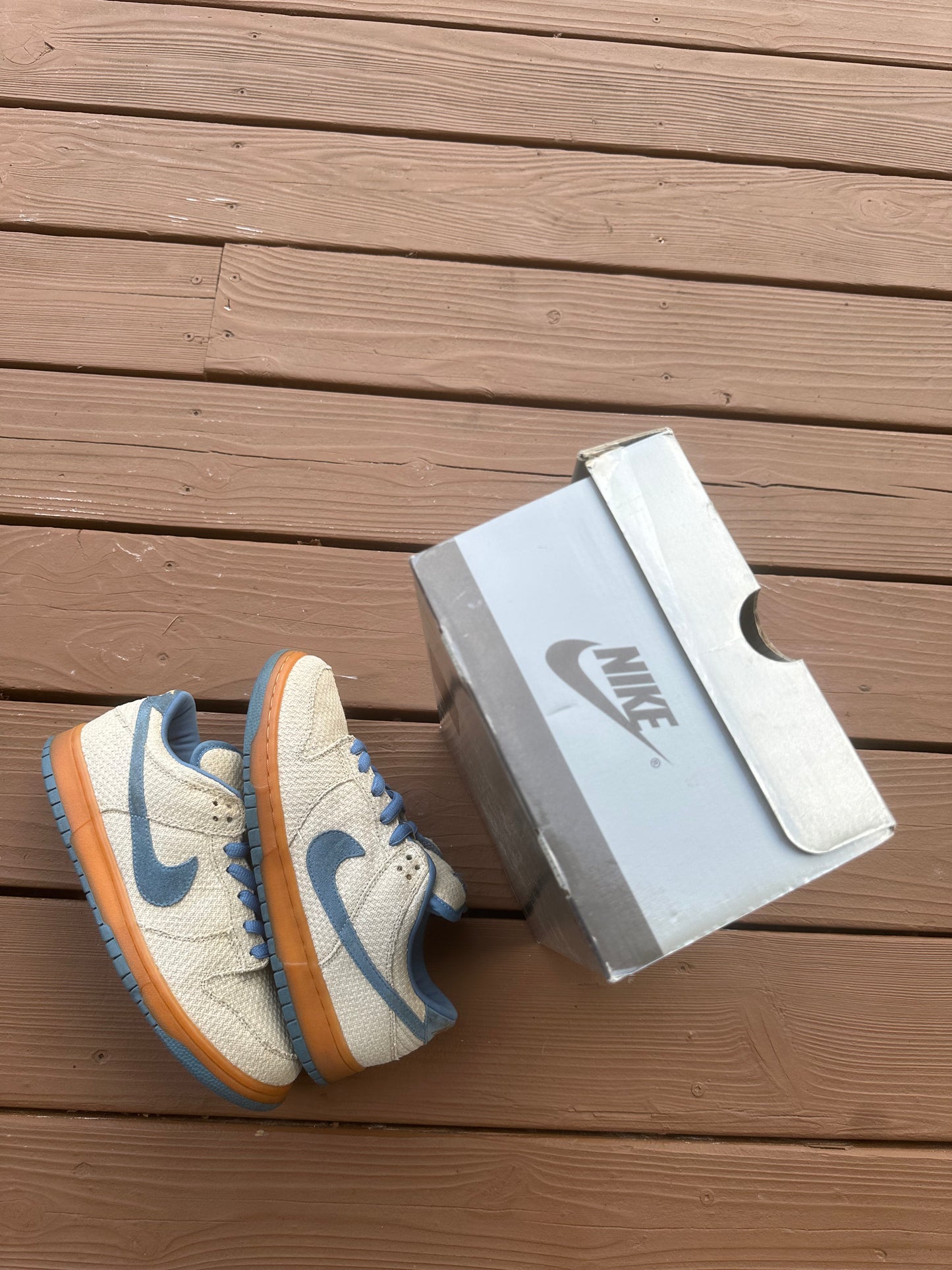 Size 9.5 - Nike Dunk Low Pro SB Blue Hemp
