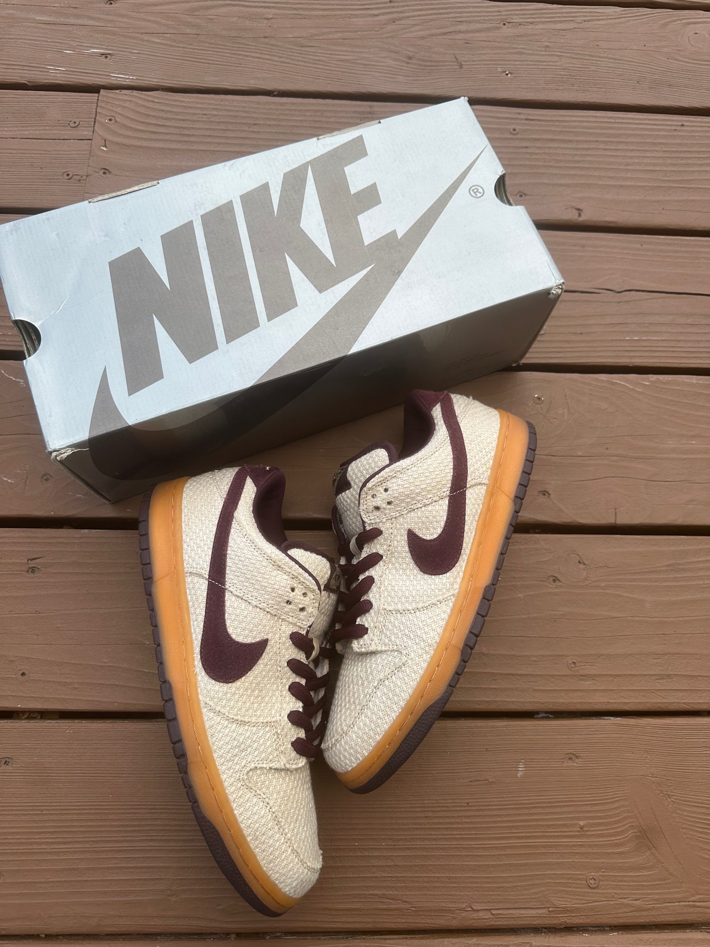 Size 9.5 - Nike Dunk Low Pro SB Red Hemp