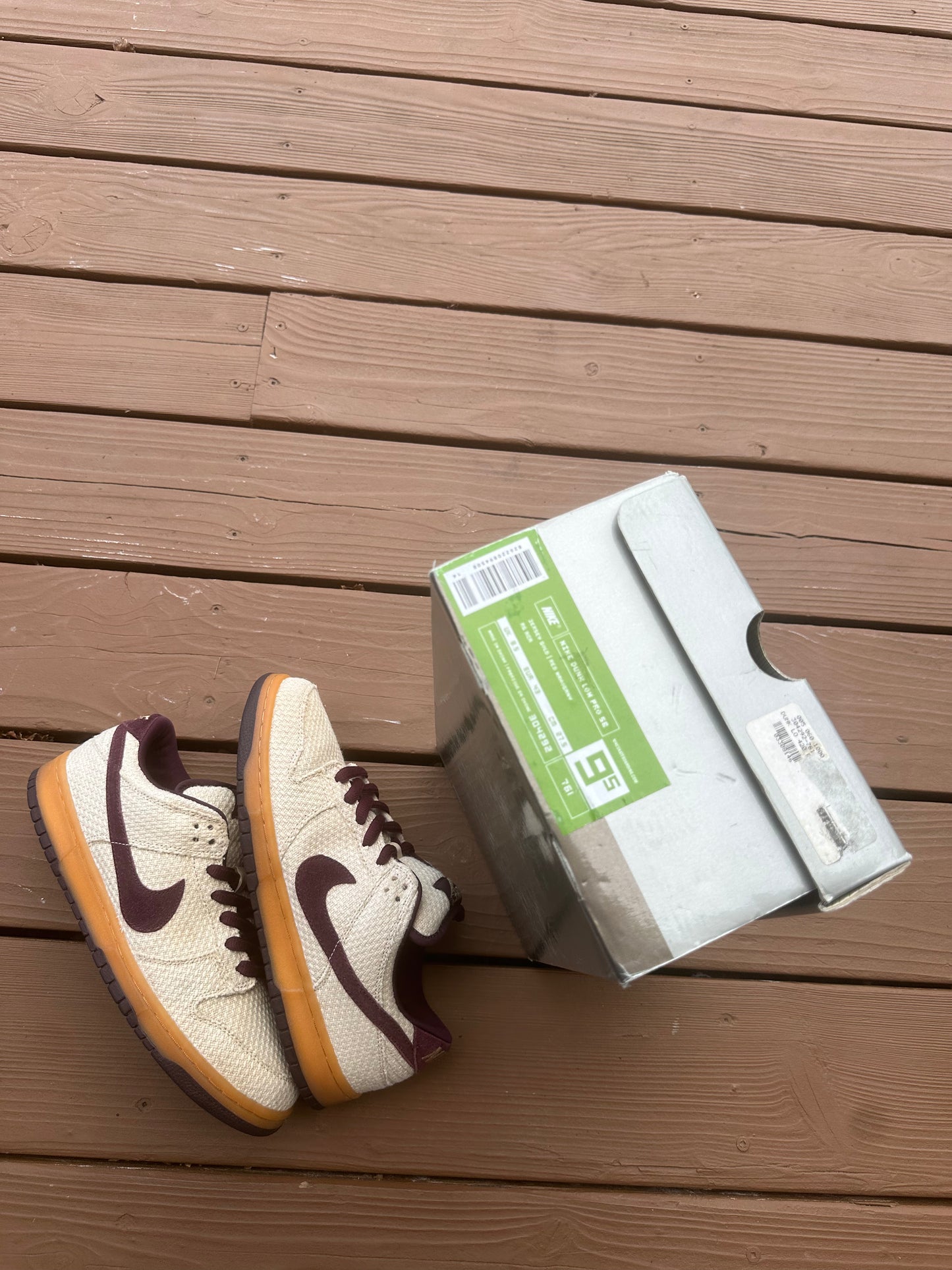 Size 9.5 - Nike Dunk Low Pro SB Red Hemp