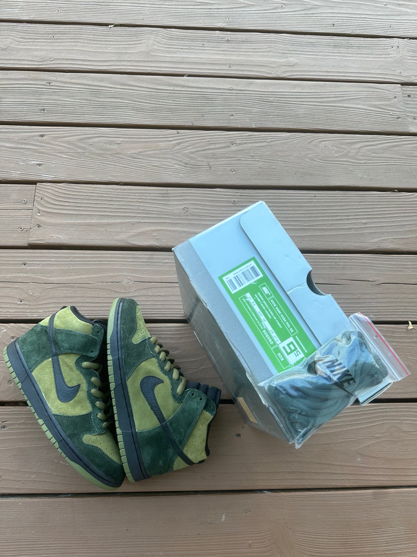 Size 9.5 - Nike Dunk High Pro SB Hulk