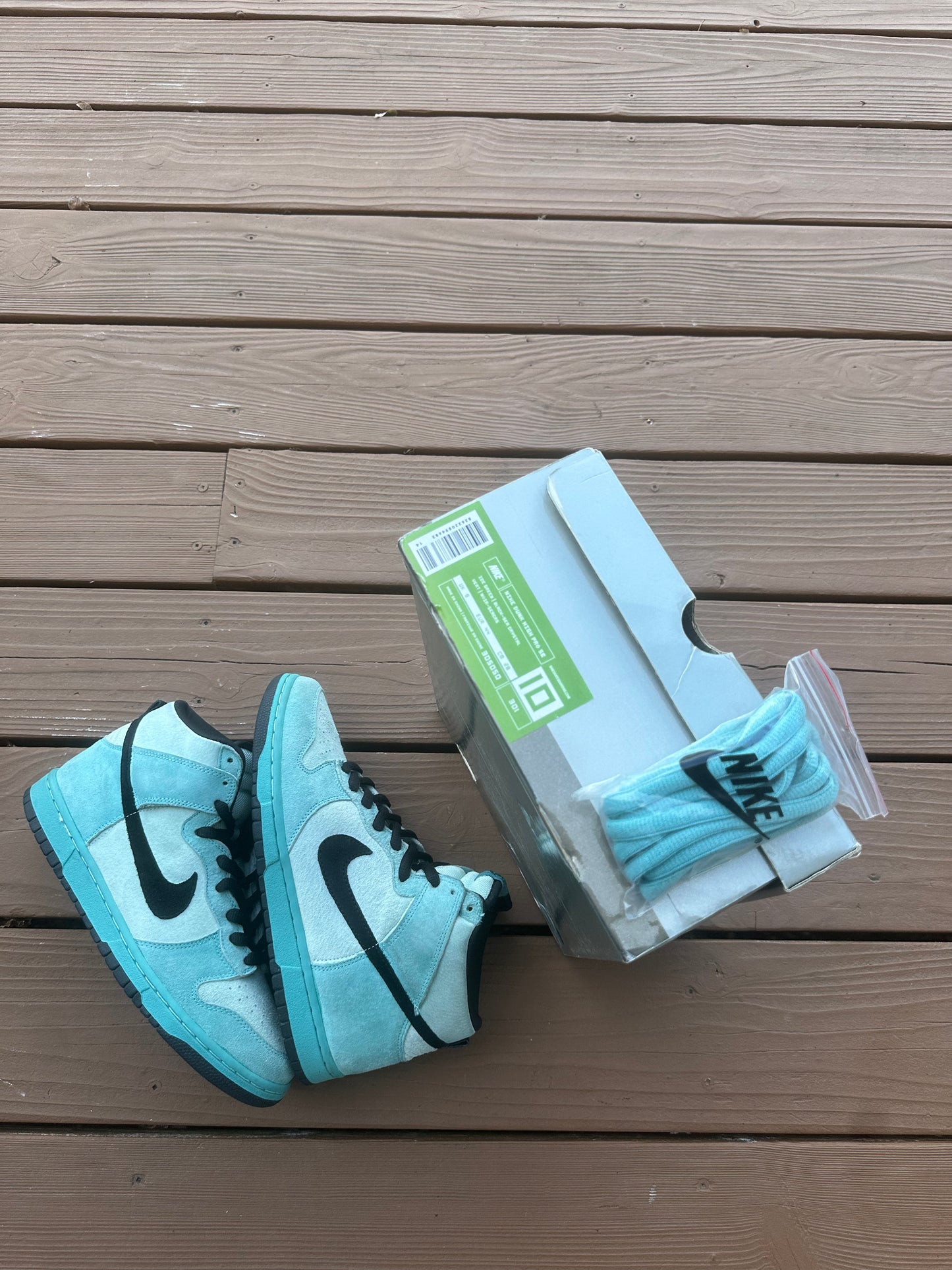 Size 10 - Nike Dunk High Pro SB Sea Crystal