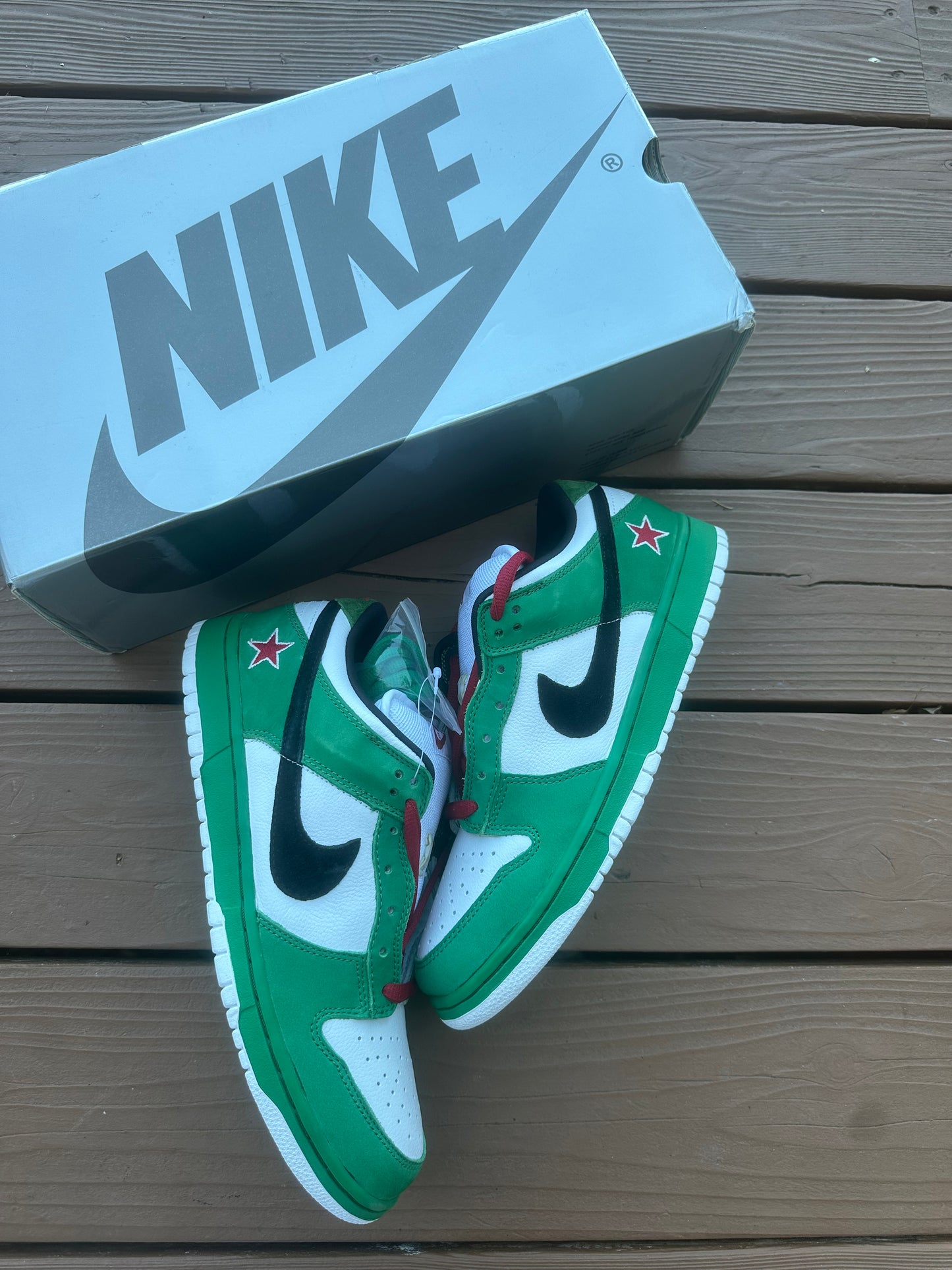 Size 11 - Nike Dunk Low Pro SB Heineken