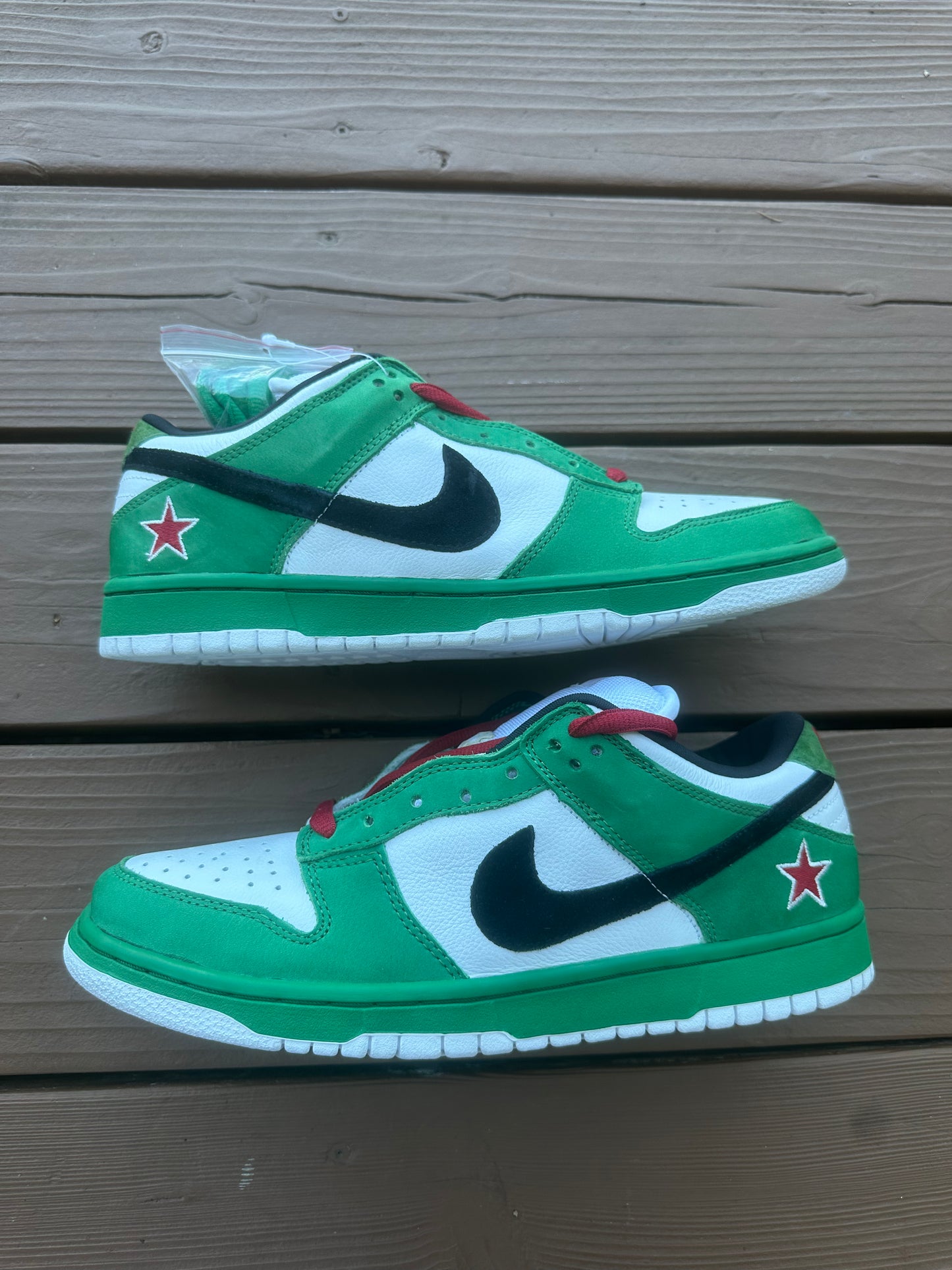 Size 11 - Nike Dunk Low Pro SB Heineken