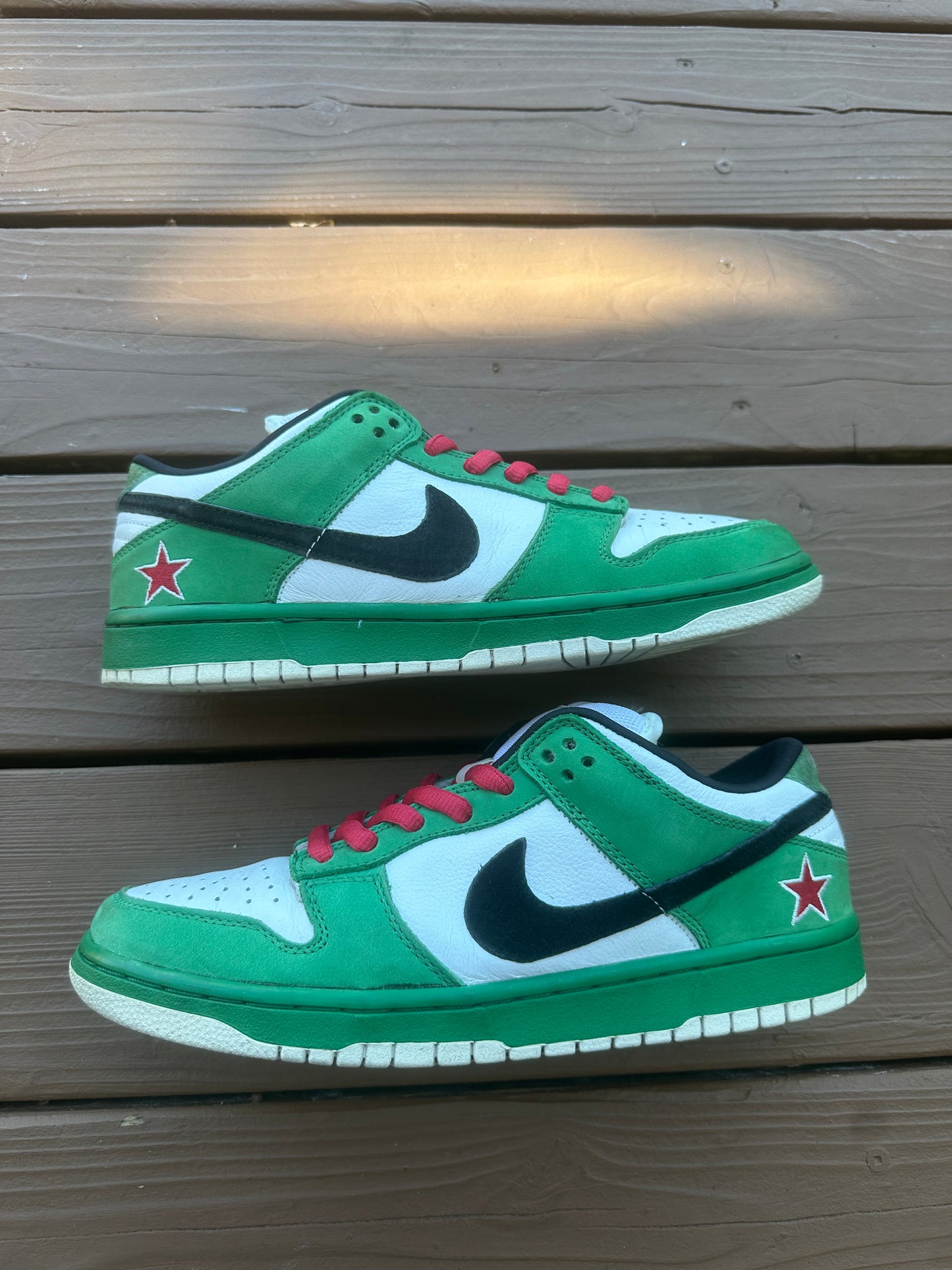 Size 10 - Nike Dunk Low Pro SB Heineken