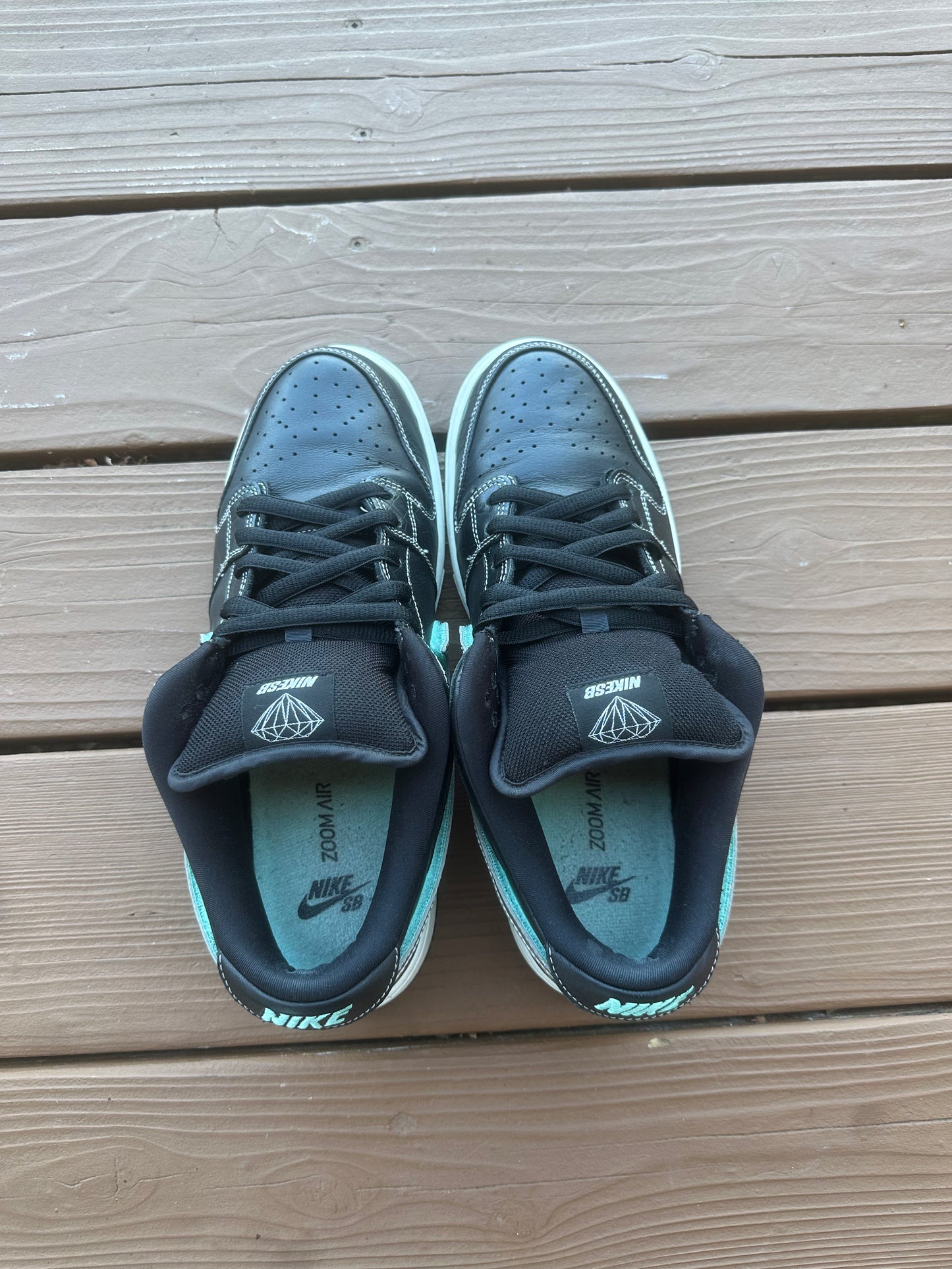 Size 10.5 - Diamond Supply Co. x Nike SB Dunk Low Pro Black Diamond
