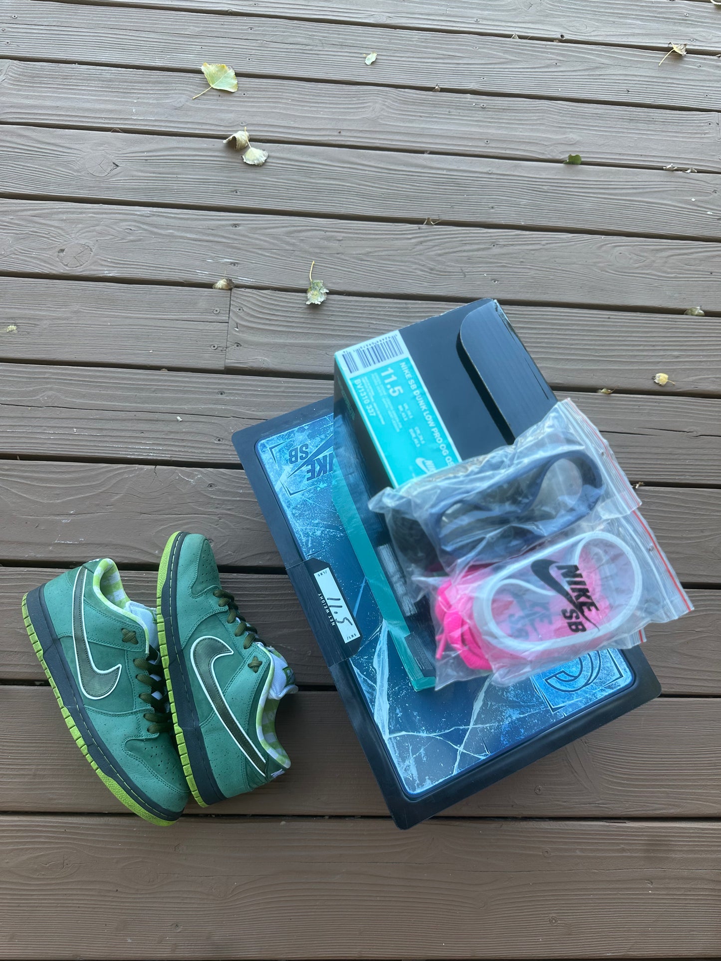 Size 11.5 - Concepts x Nike SB Dunk Low Premium Green Lobster Special Box