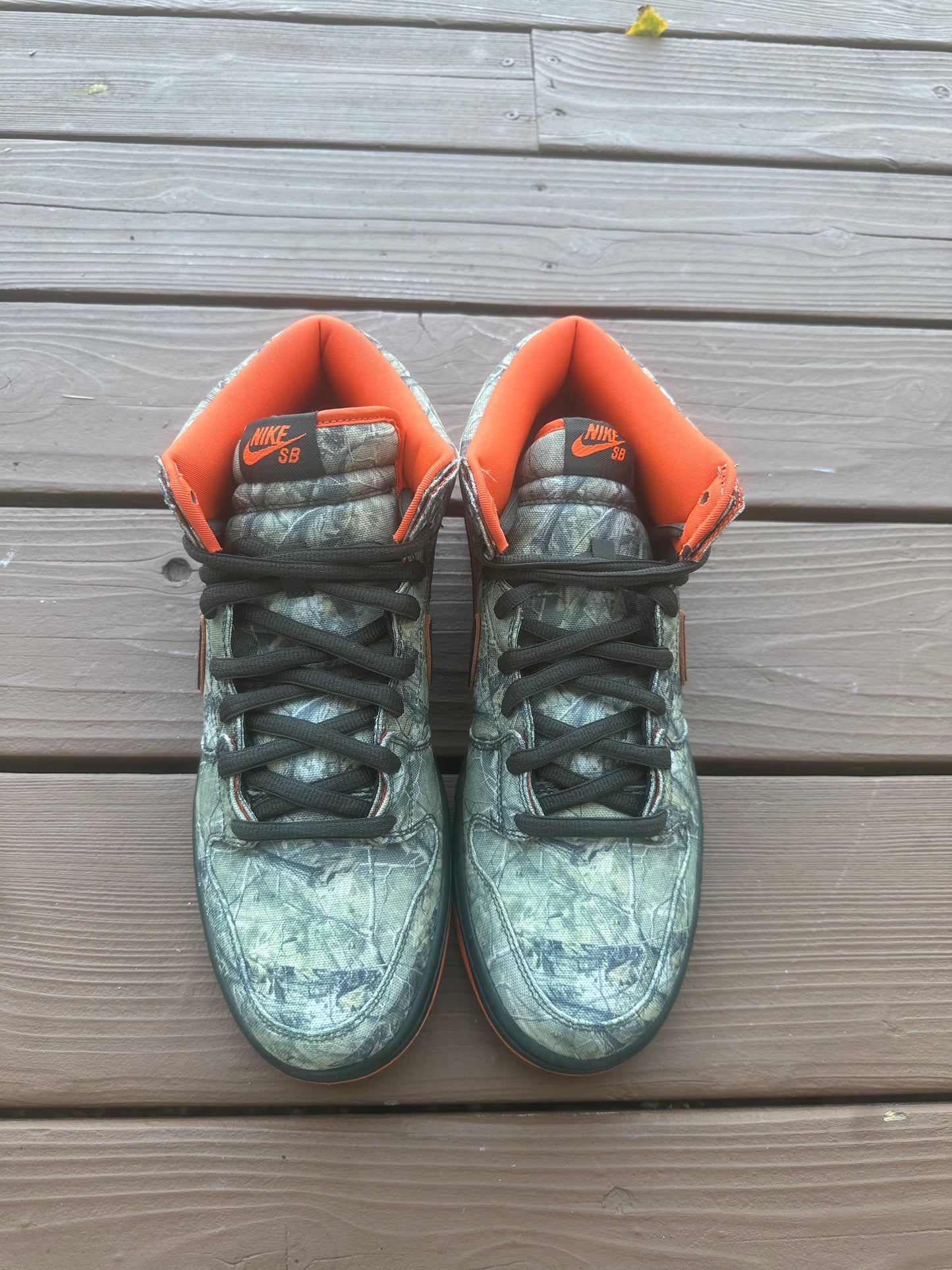 Size 11 - Nike Dunk Mid Premium SB Real Tree Camo