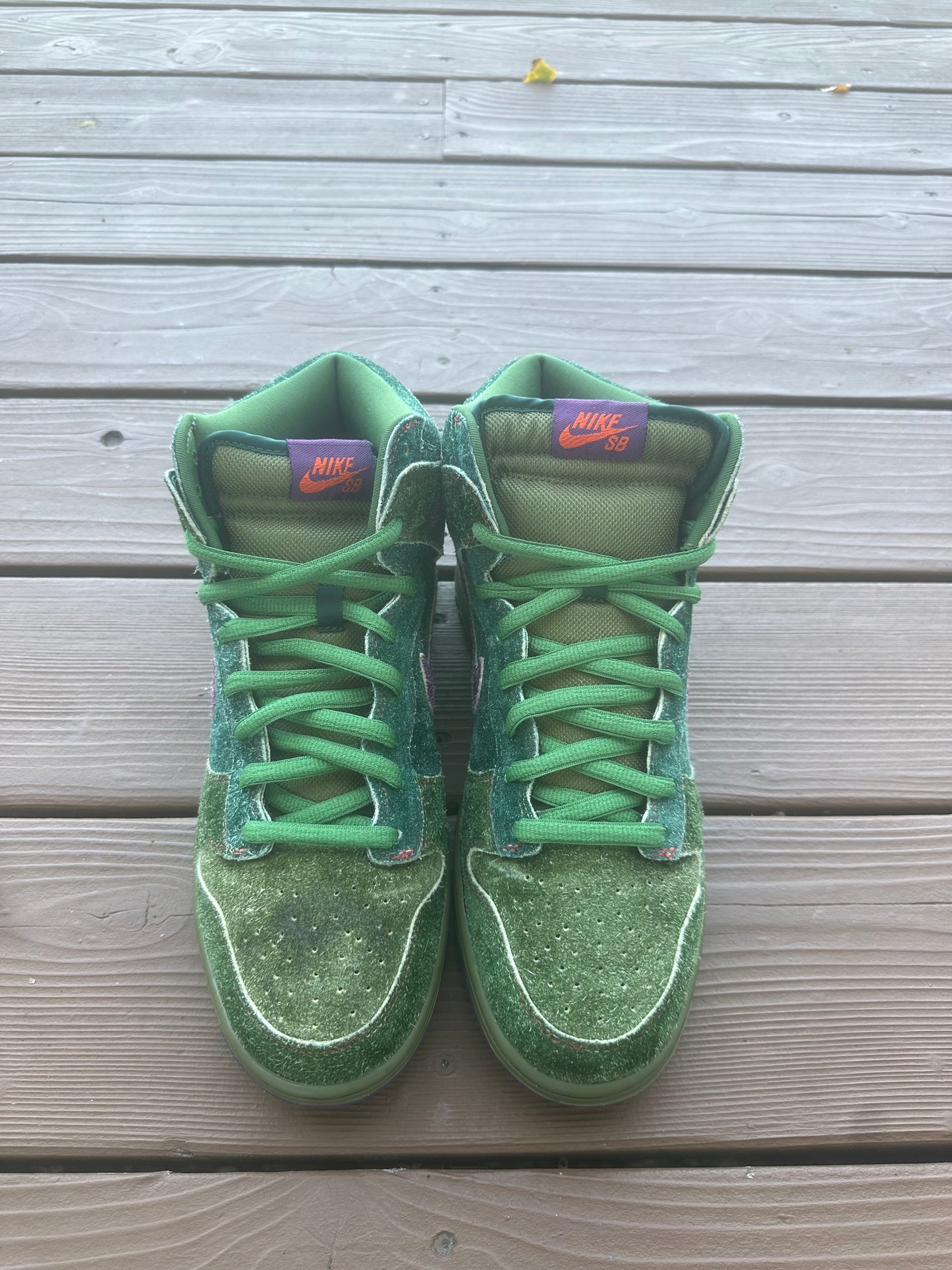 Size 10.5 - Nike Dunk High Premium SB Skunk