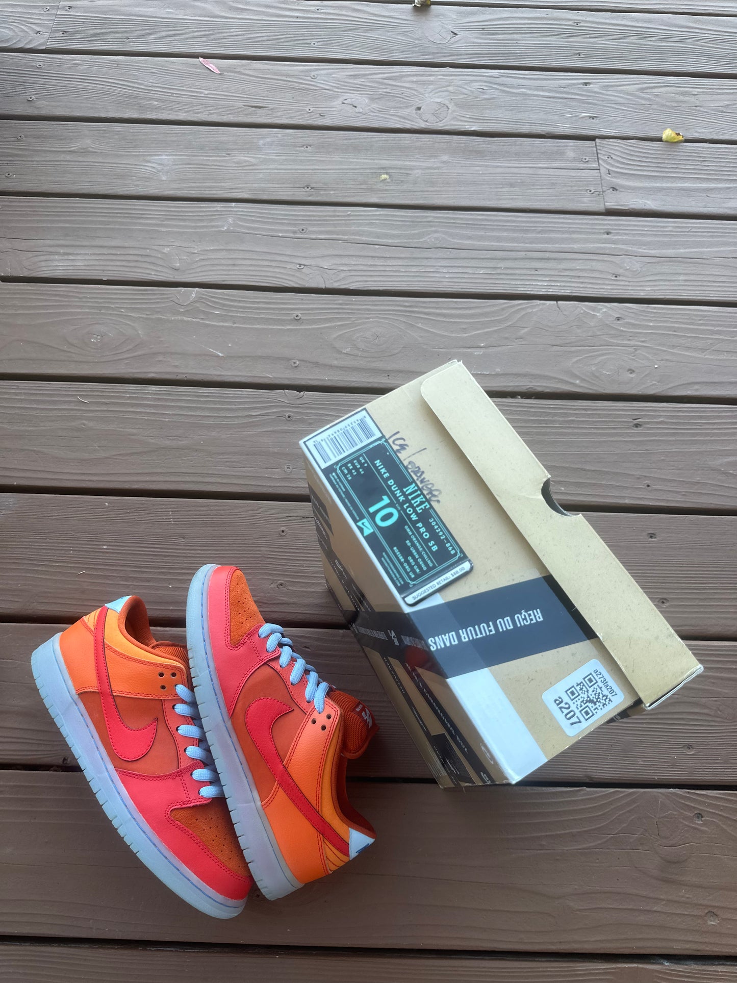 Size 10 - Nike Dunk Low Pro SB Fire & Ice