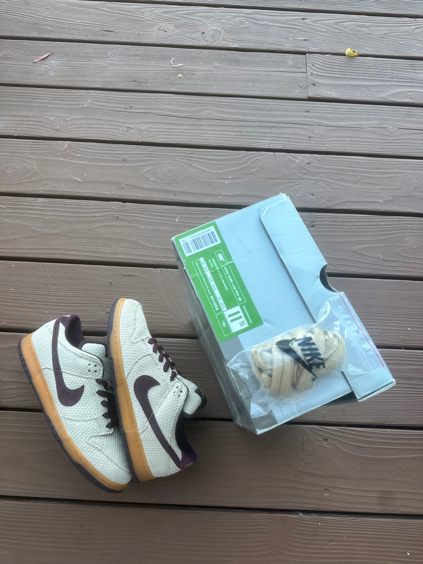 Size 11.5 - Nike Dunk Low Pro SB Red Hemp