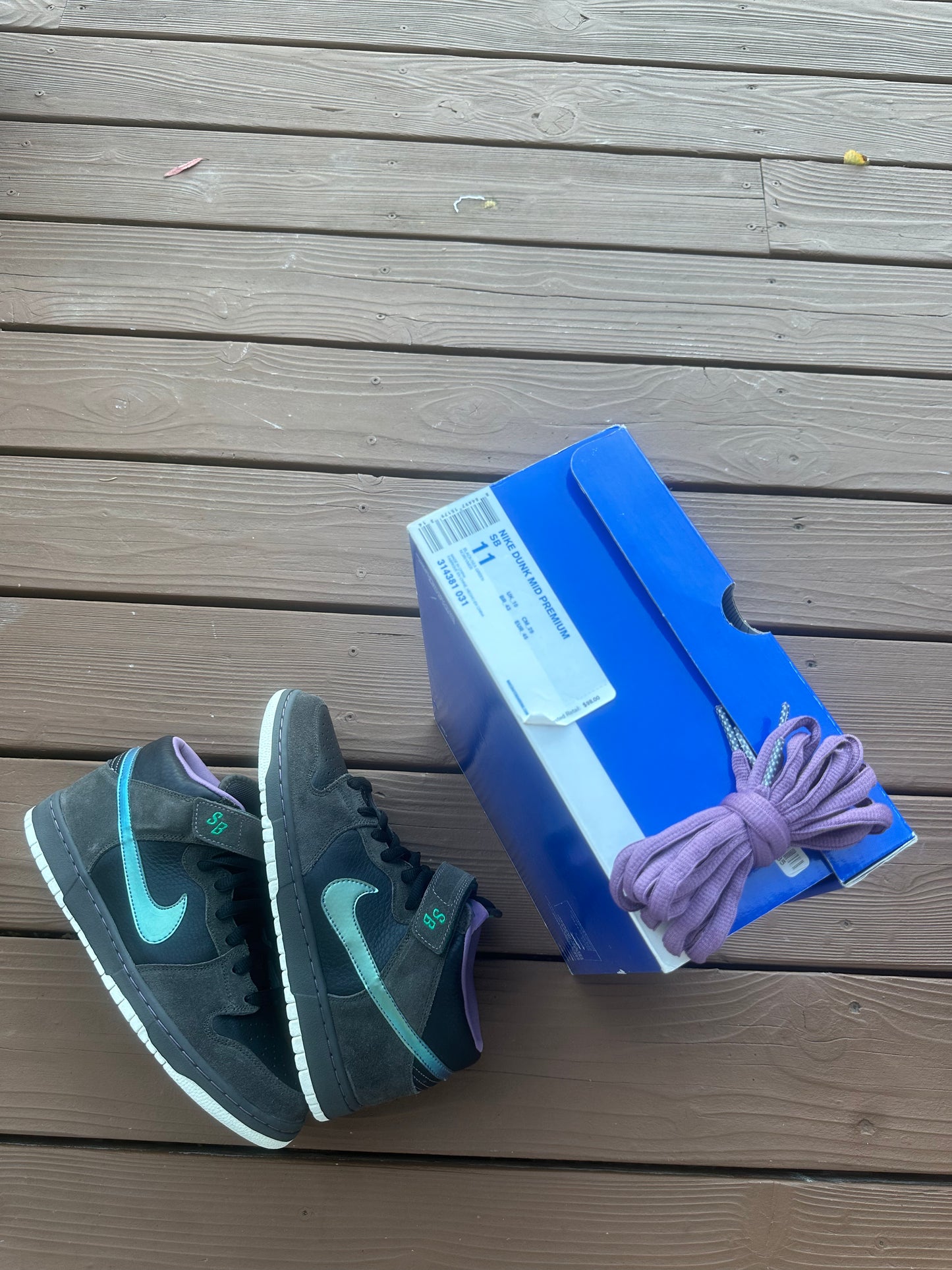 Size 11 - Nike Dunk Mid Premium SB Northern Lights