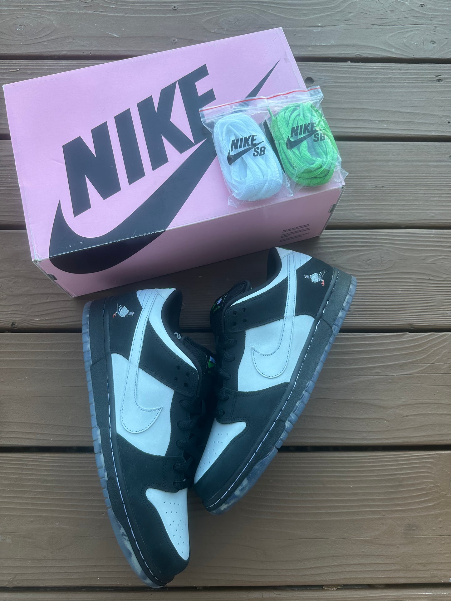Size 10.5 - Jeff Staple x Nike SB Dunk Low Pro OG QS Panda Pigeon