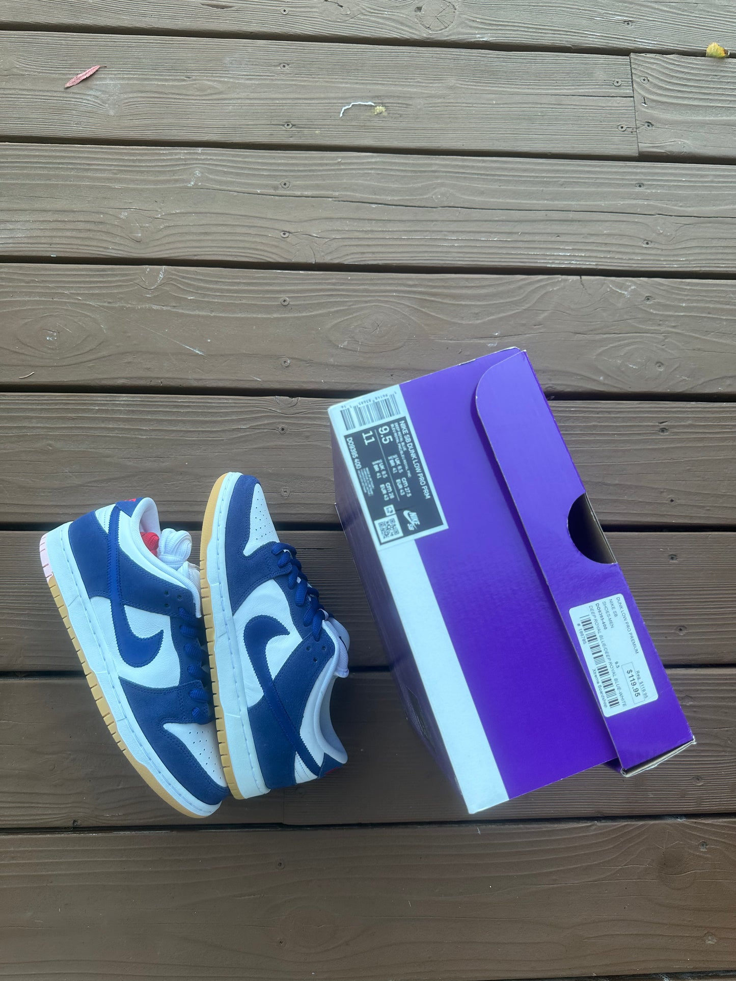 Size 9.5 - Nike Dunk Low SB 'Los Angeles Dodgers'