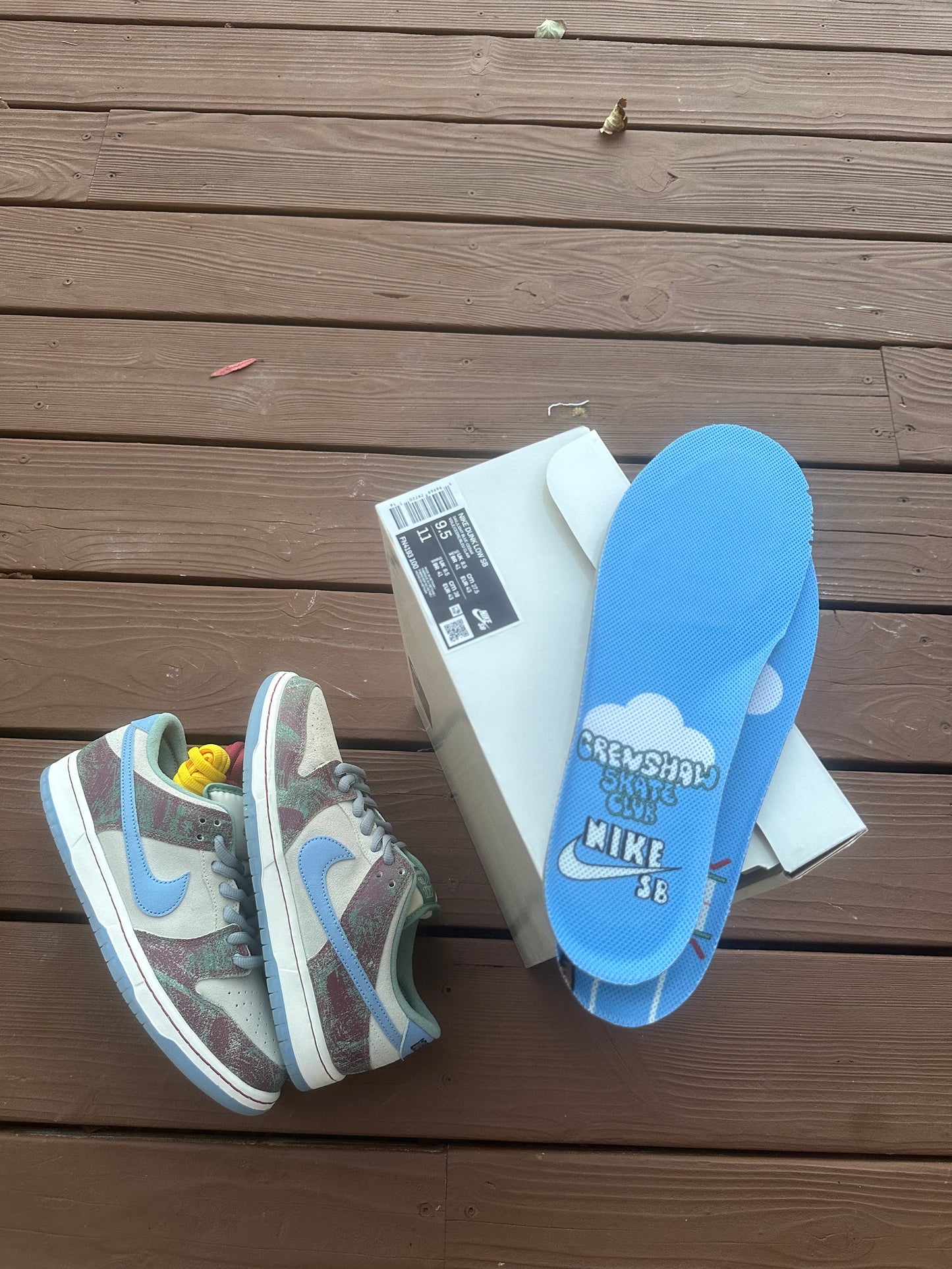 Size 9.5 - Crenshaw Skate Club x Nike SB Dunk Low