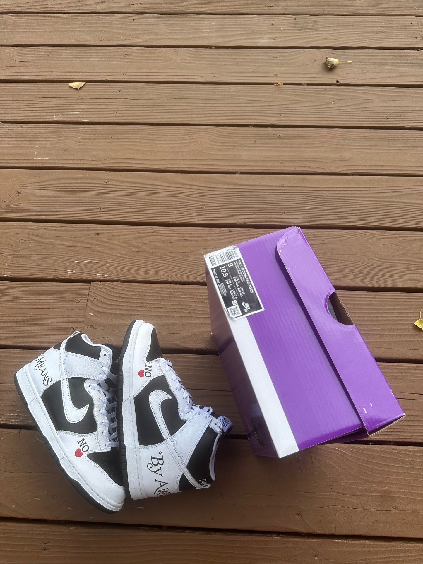 Size 9 - Supreme x Dunk High SB By Any Means - Stormtrooper