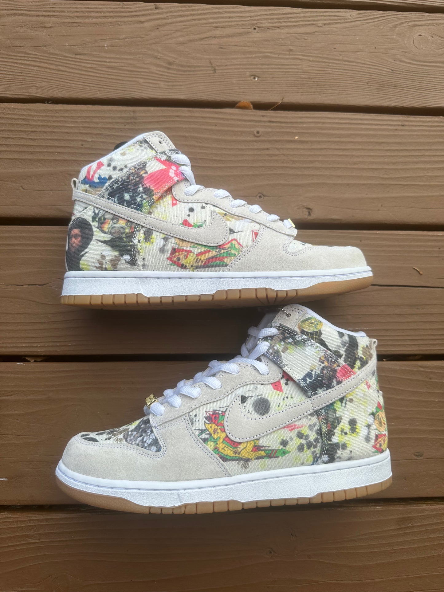 Size 9.5 - Supreme x Nike SB Dunk High Rammellzee