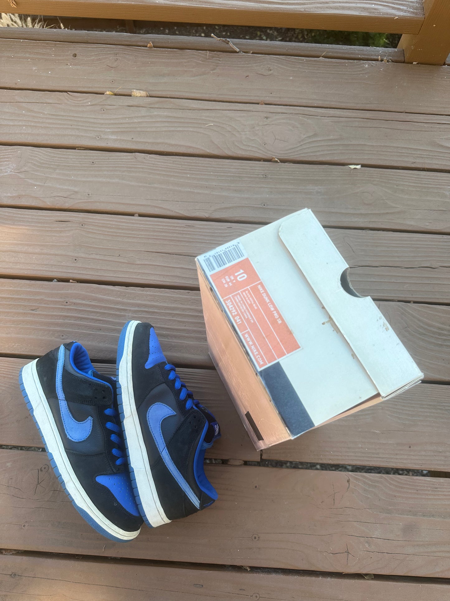 Size 10 - Nike Dunk Low Pro SB Royal J-Pack