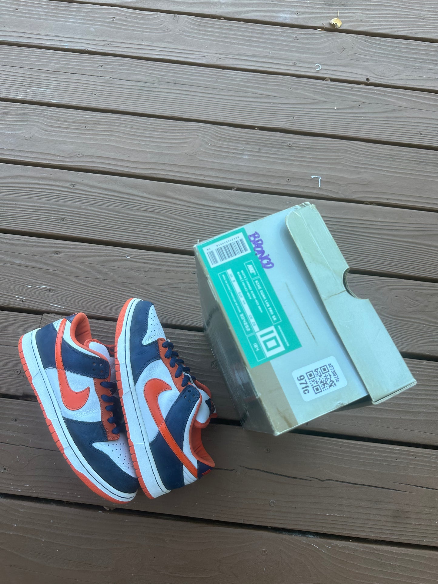 Size 10 - Nike Dunk Low Pro SB Broncos